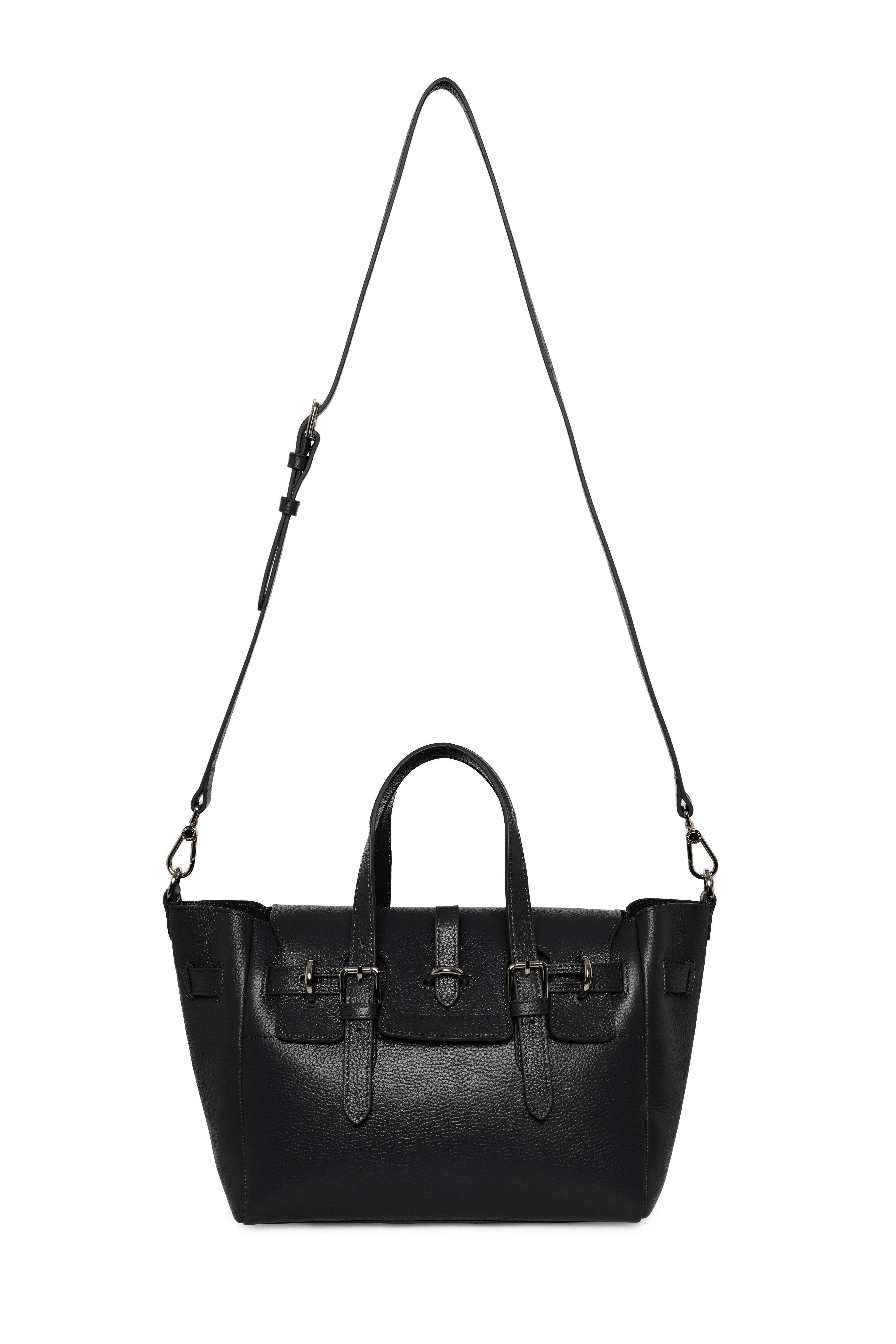 Siyah Gabrielle Floater Medium Bag Silver