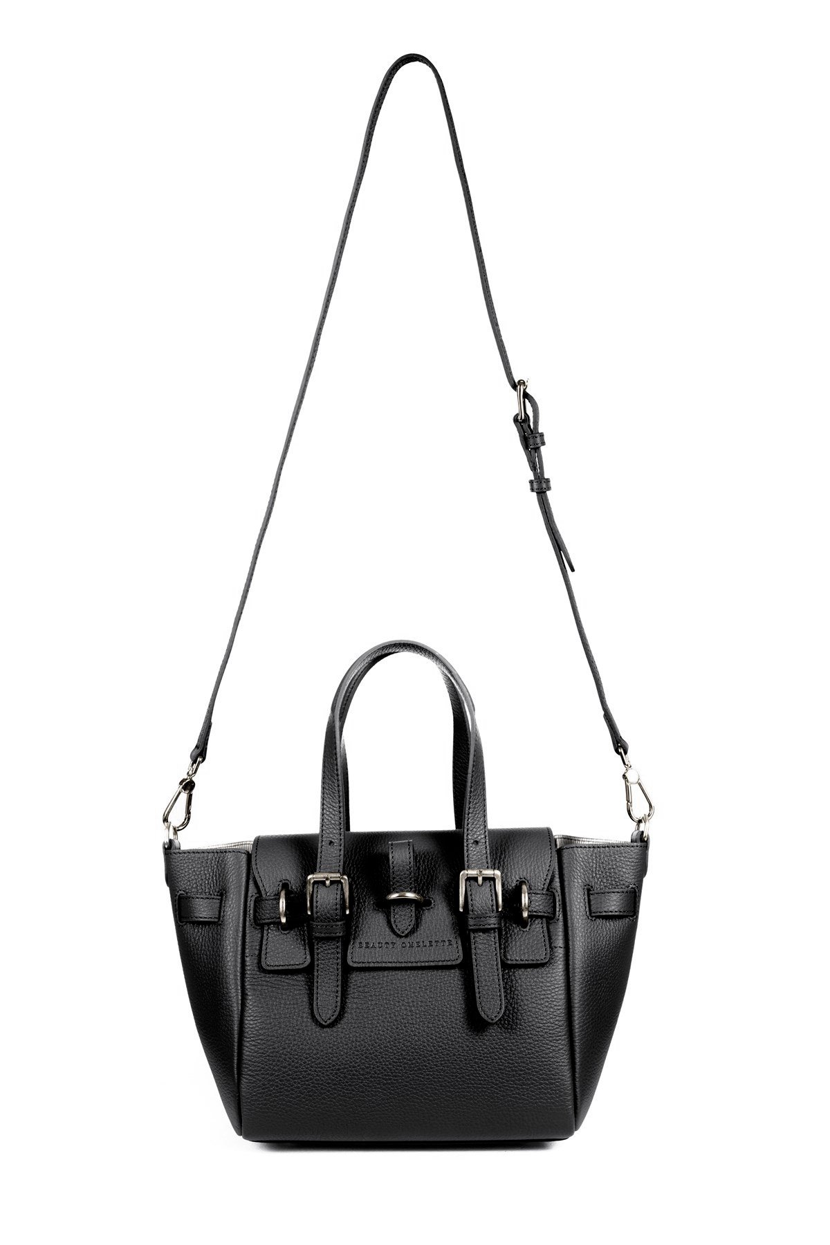 Siyah Gabrielle Floater Mini Bag Silver