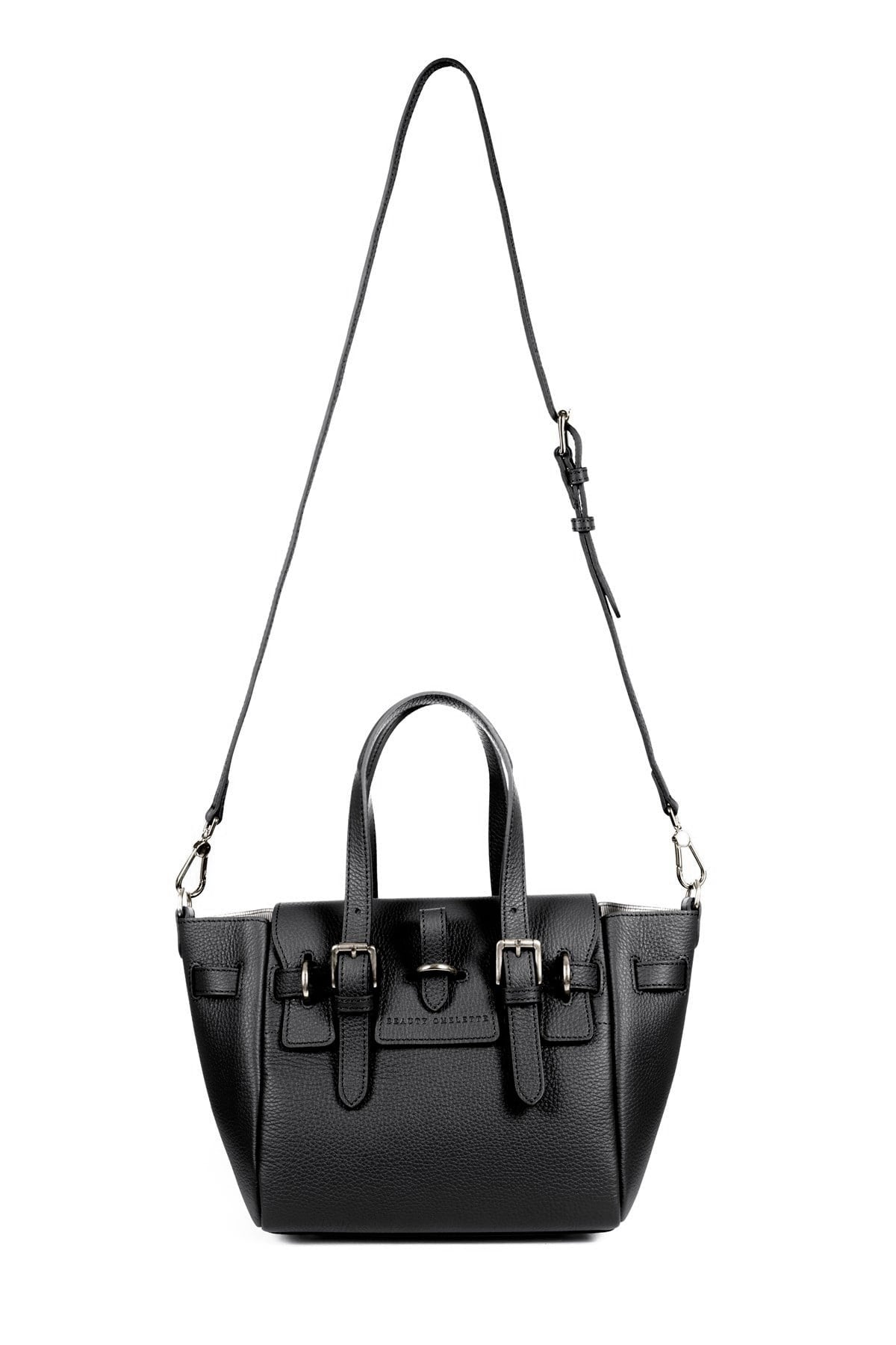 Siyah Gabrielle Floater Mini Bag Silver