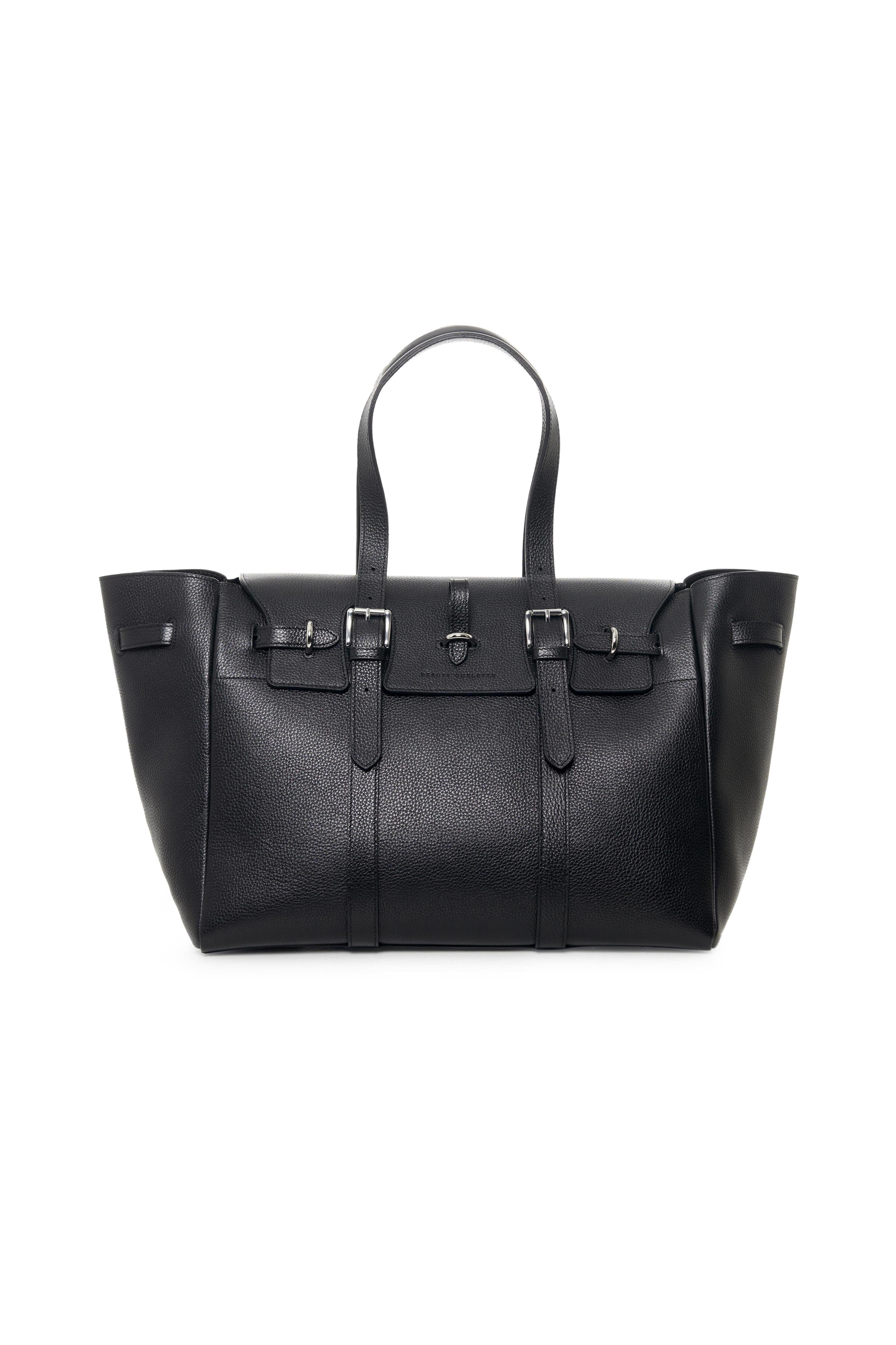 Siyah Gabrielle Floater Travel Bag Silver