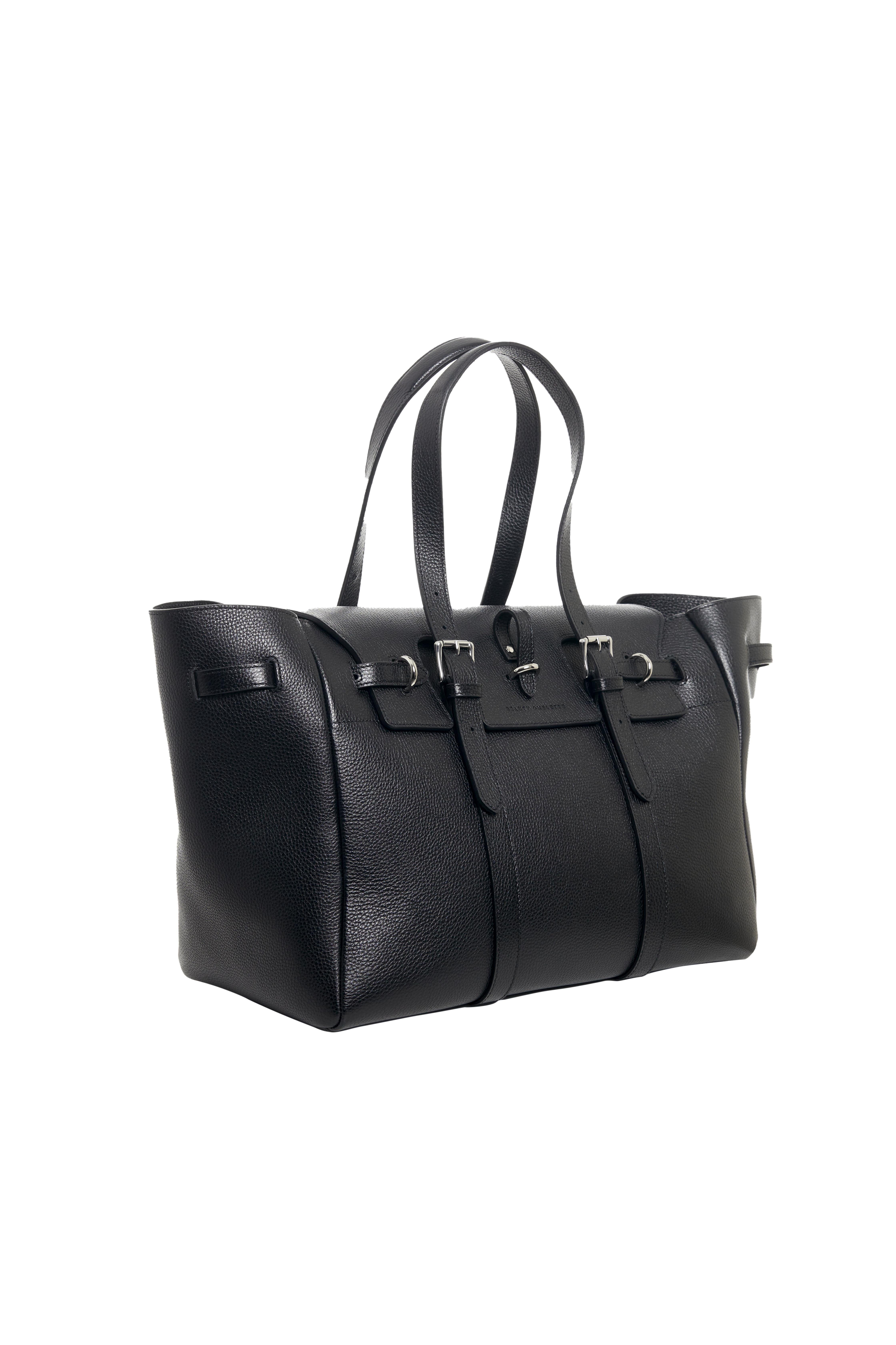 Siyah Gabrielle Floater Travel Bag Silver