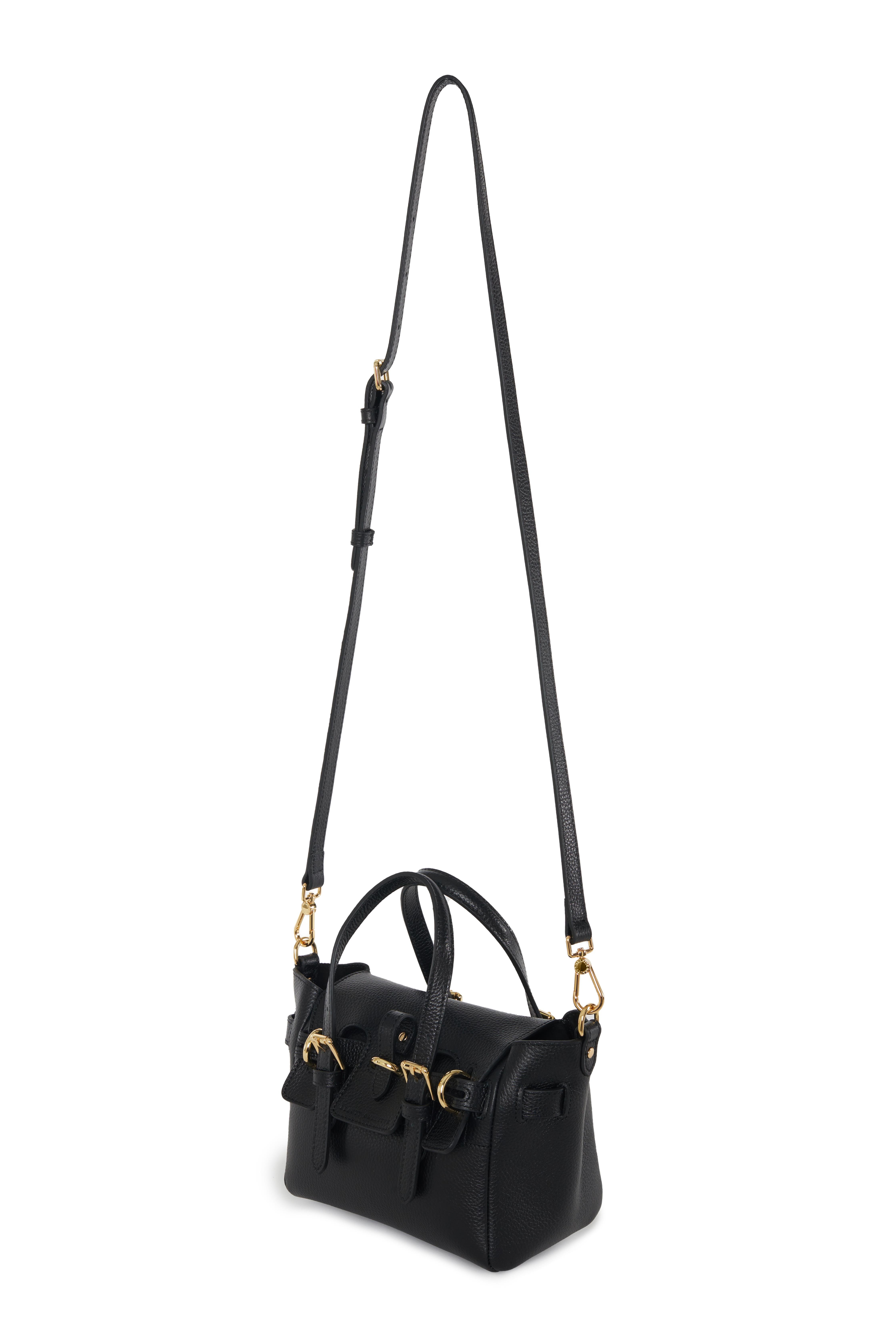 Siyah Gabriellle Floater Petite Bag Gold