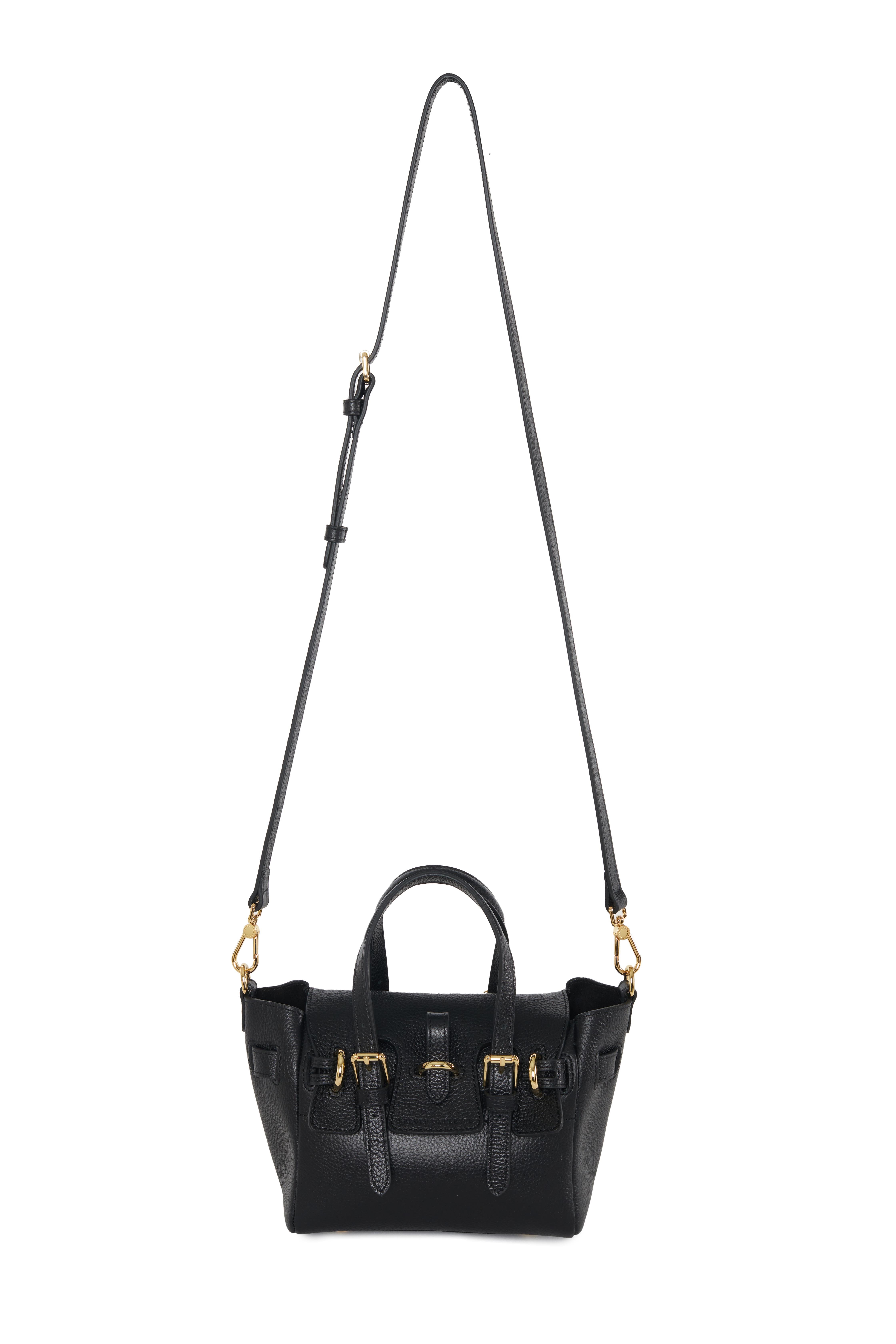 Siyah Gabriellle Floater Petite Bag Gold