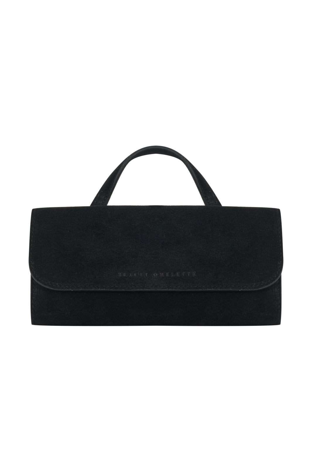 Siyah June Süet Clutch Bag