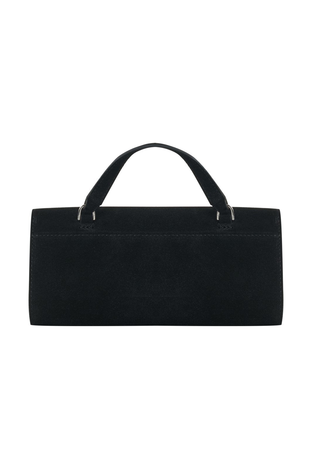 Siyah June Süet Clutch Bag