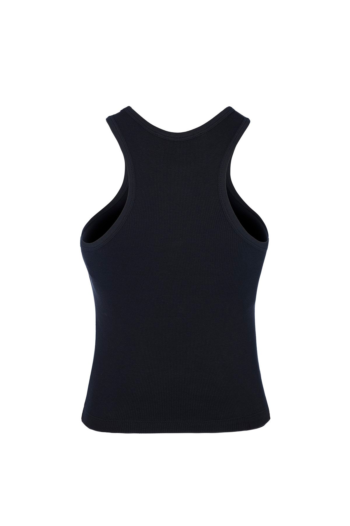 Siyah Kaşkorse Halter Yaka Atlet