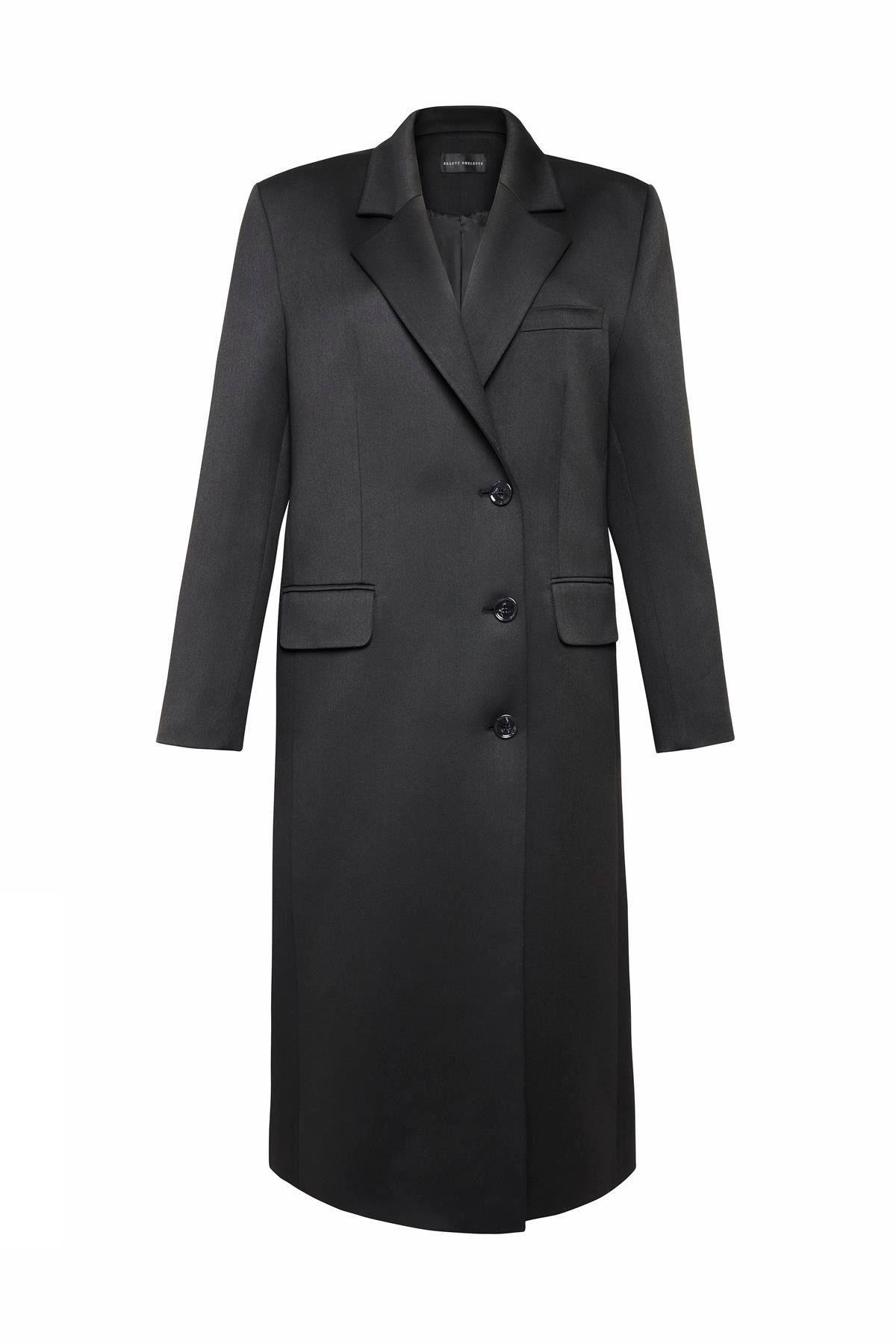 Siyah Kate Ceket Palto - Exclusive Collection