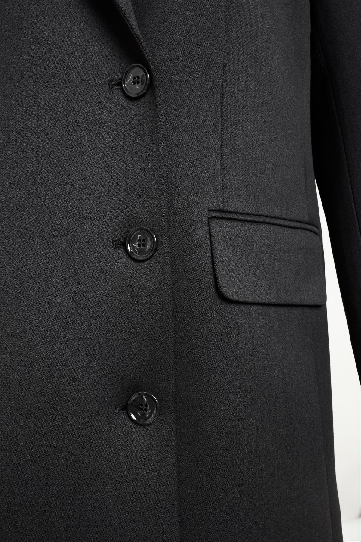 Siyah Kate Ceket Palto - Exclusive Collection