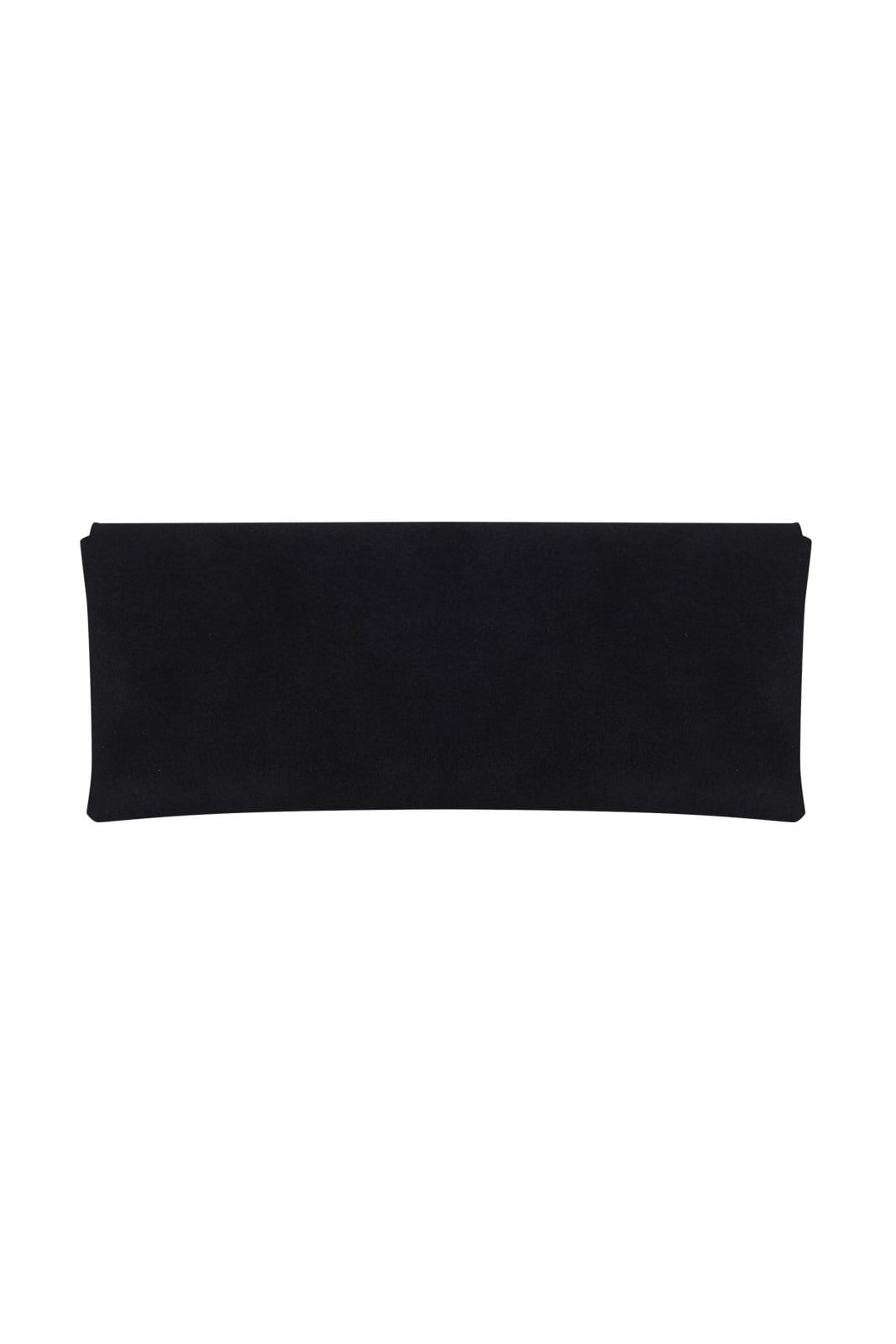 Siyah Kate Süet Clutch