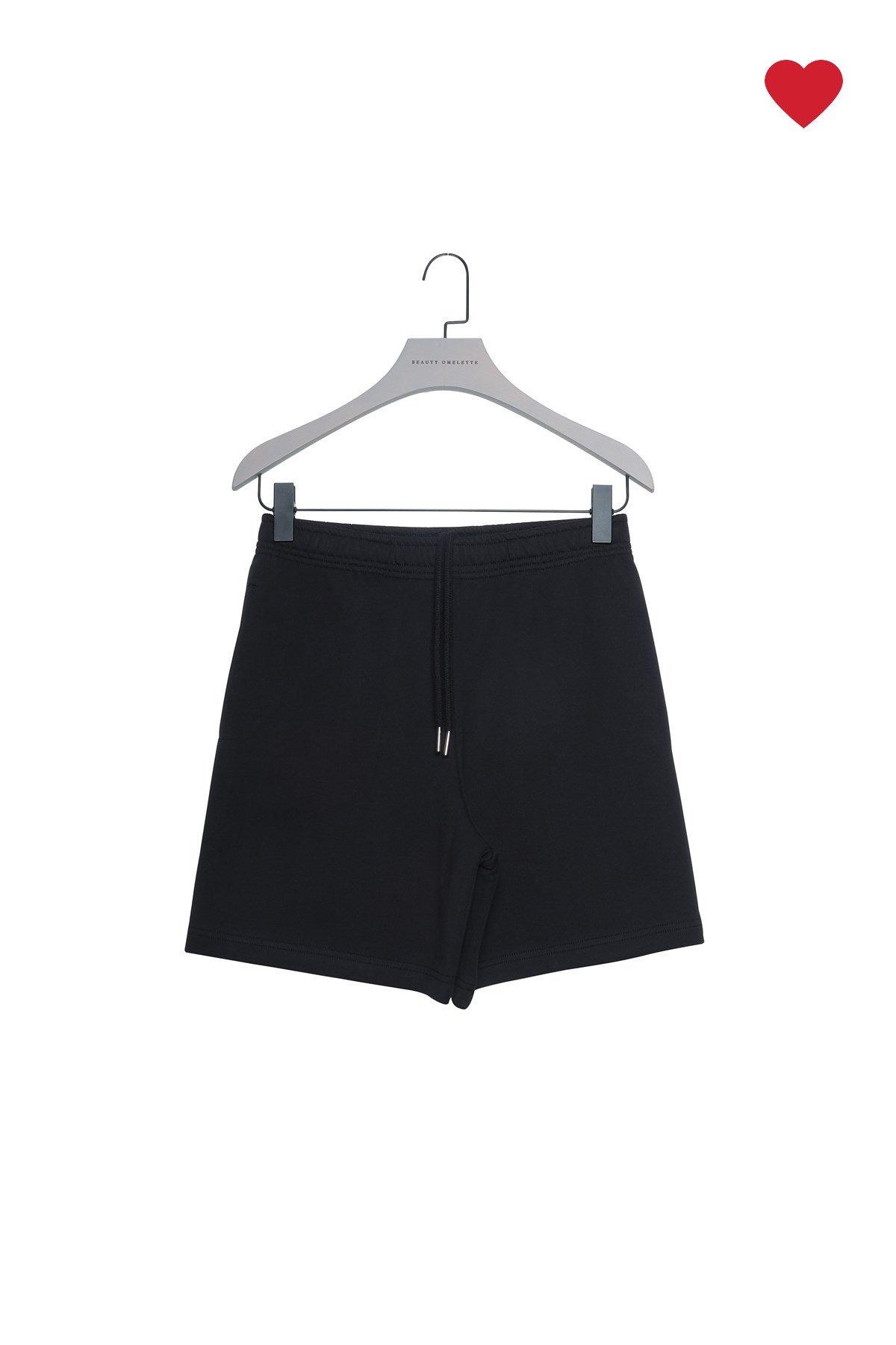 Siyah Klasik Sweatshorts