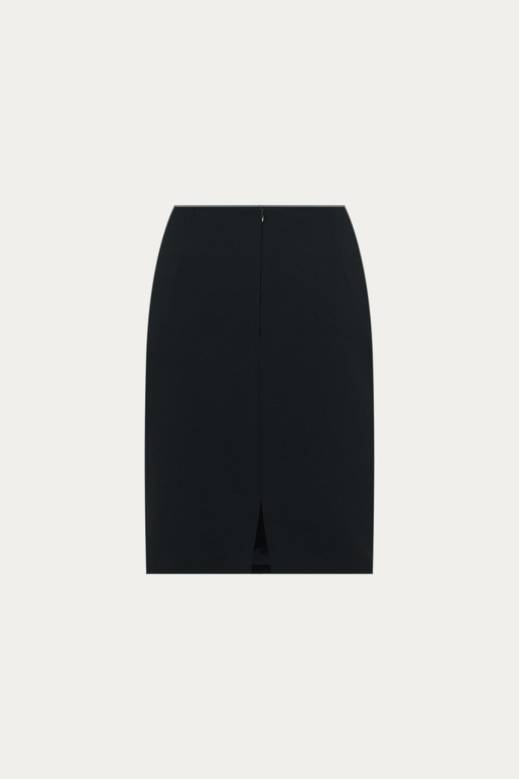 Siyah Krep Midi Kalem Etek