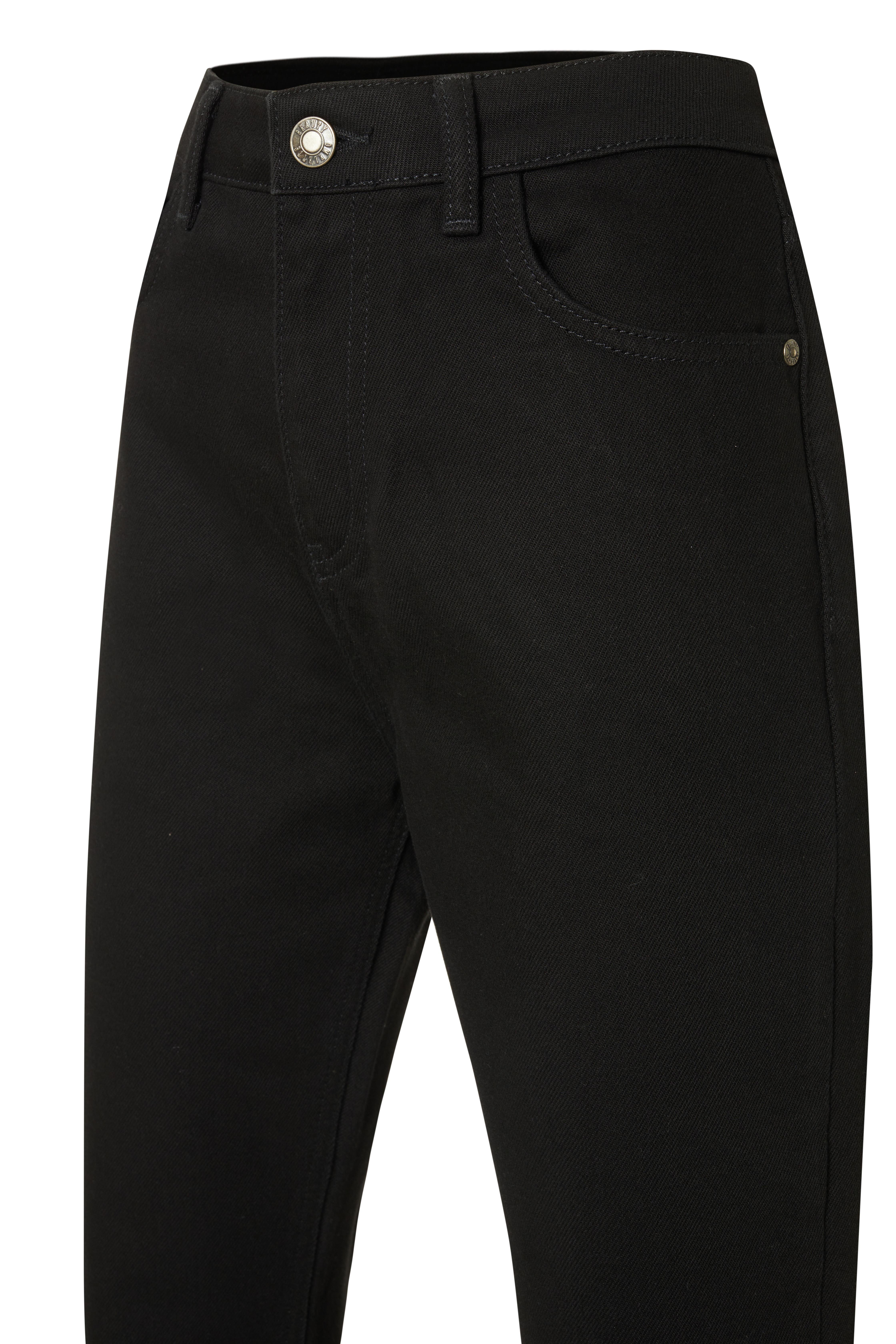 Siyah New Straight Fit Jean