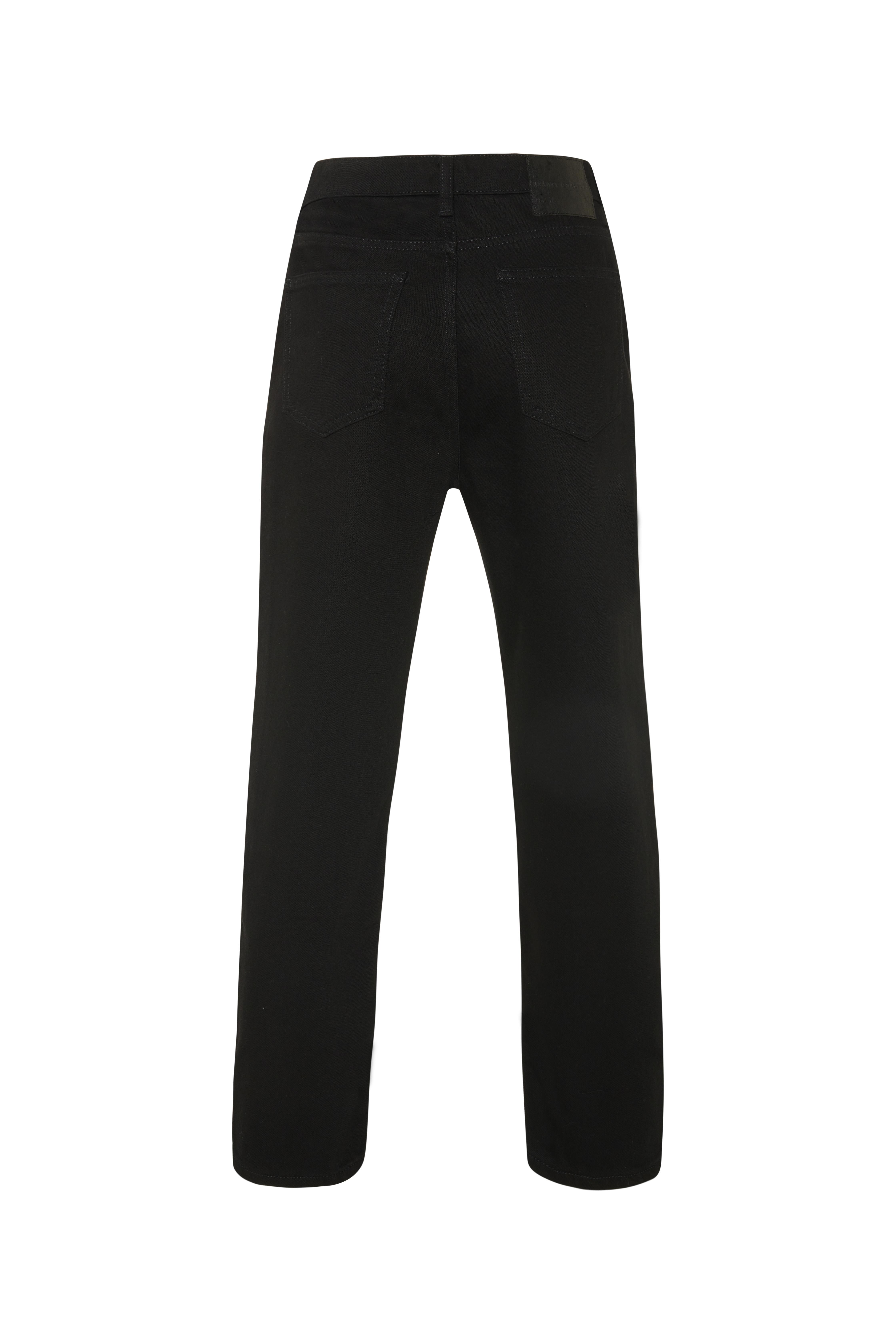 Siyah New Straight Fit Jean