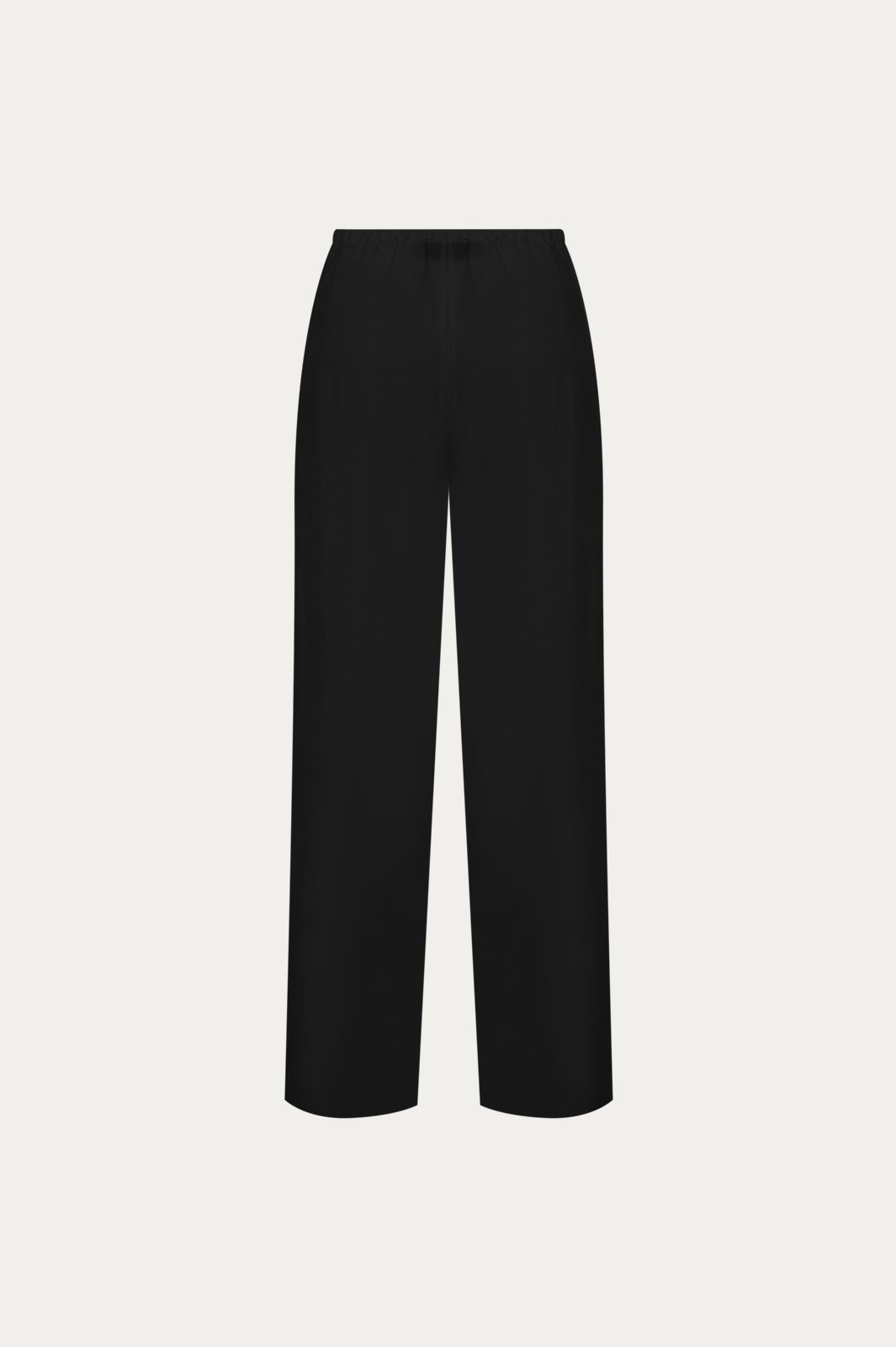 Siyah Pj Form Cupro Pantolon