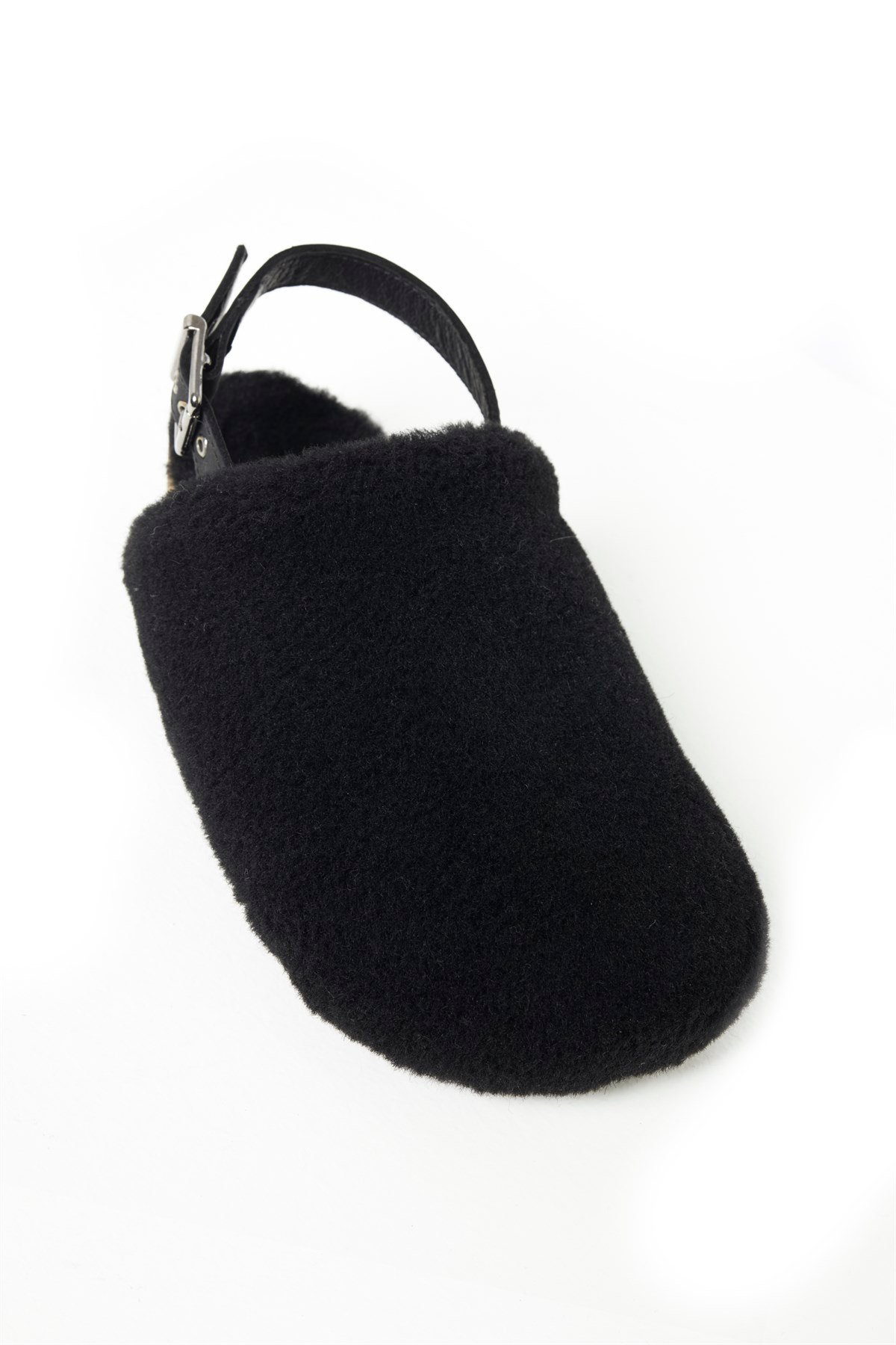 Siyah Teddy Sabo Sandalet