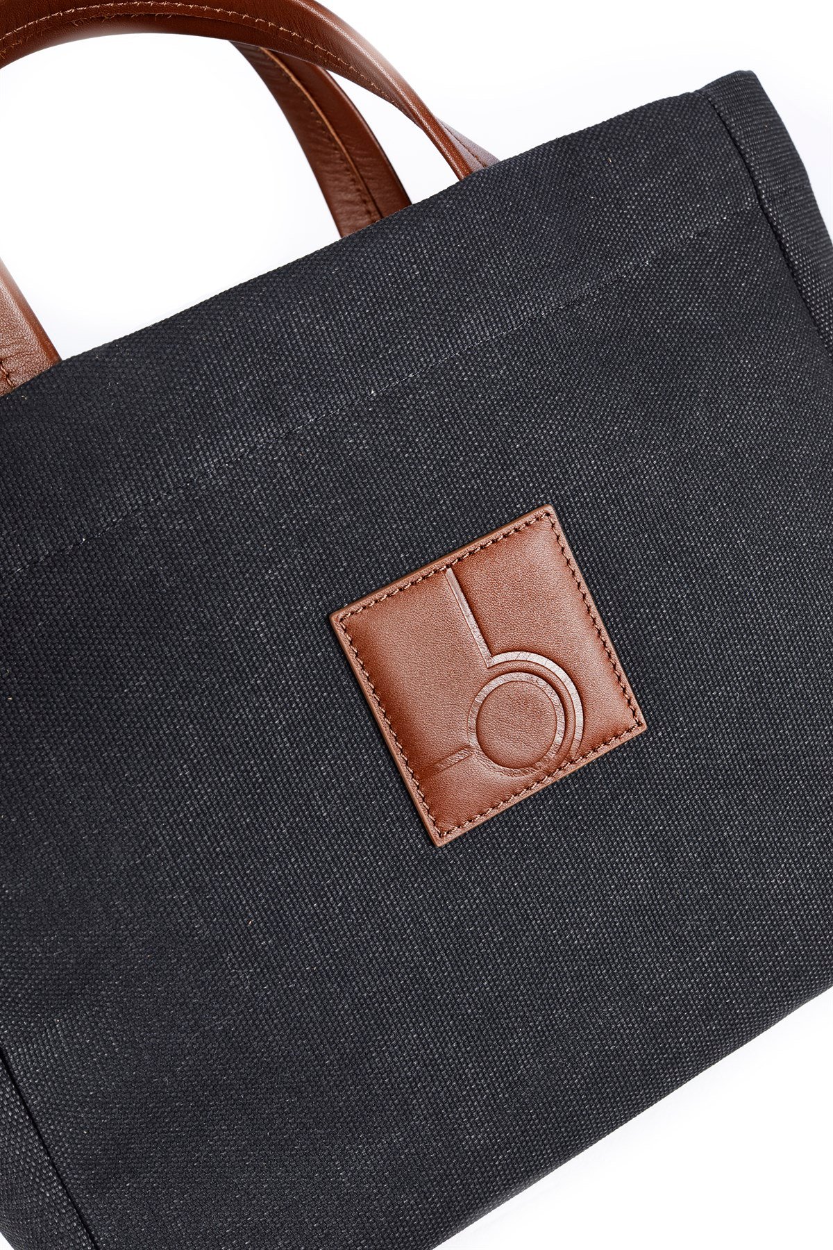 Siyah Tote Mini Bag Canvas