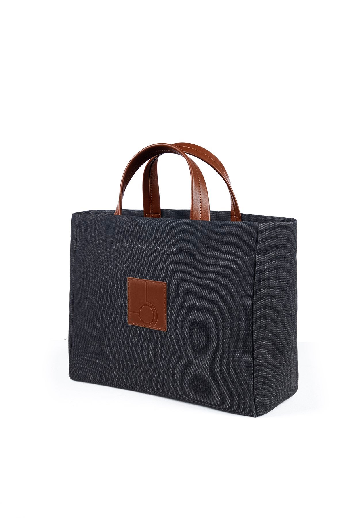 Siyah Tote Mini Bag Canvas
