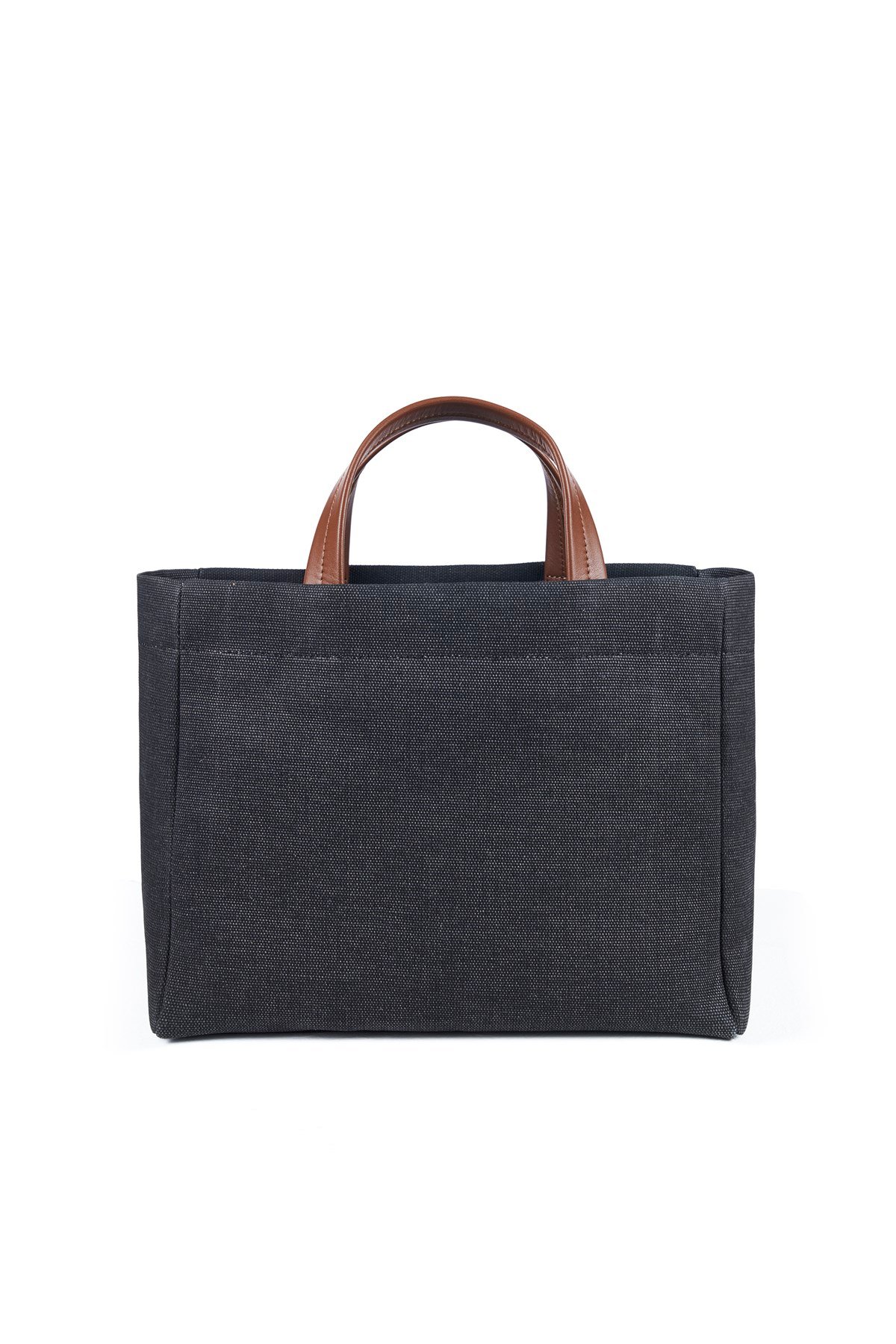 Siyah Tote Mini Bag Canvas