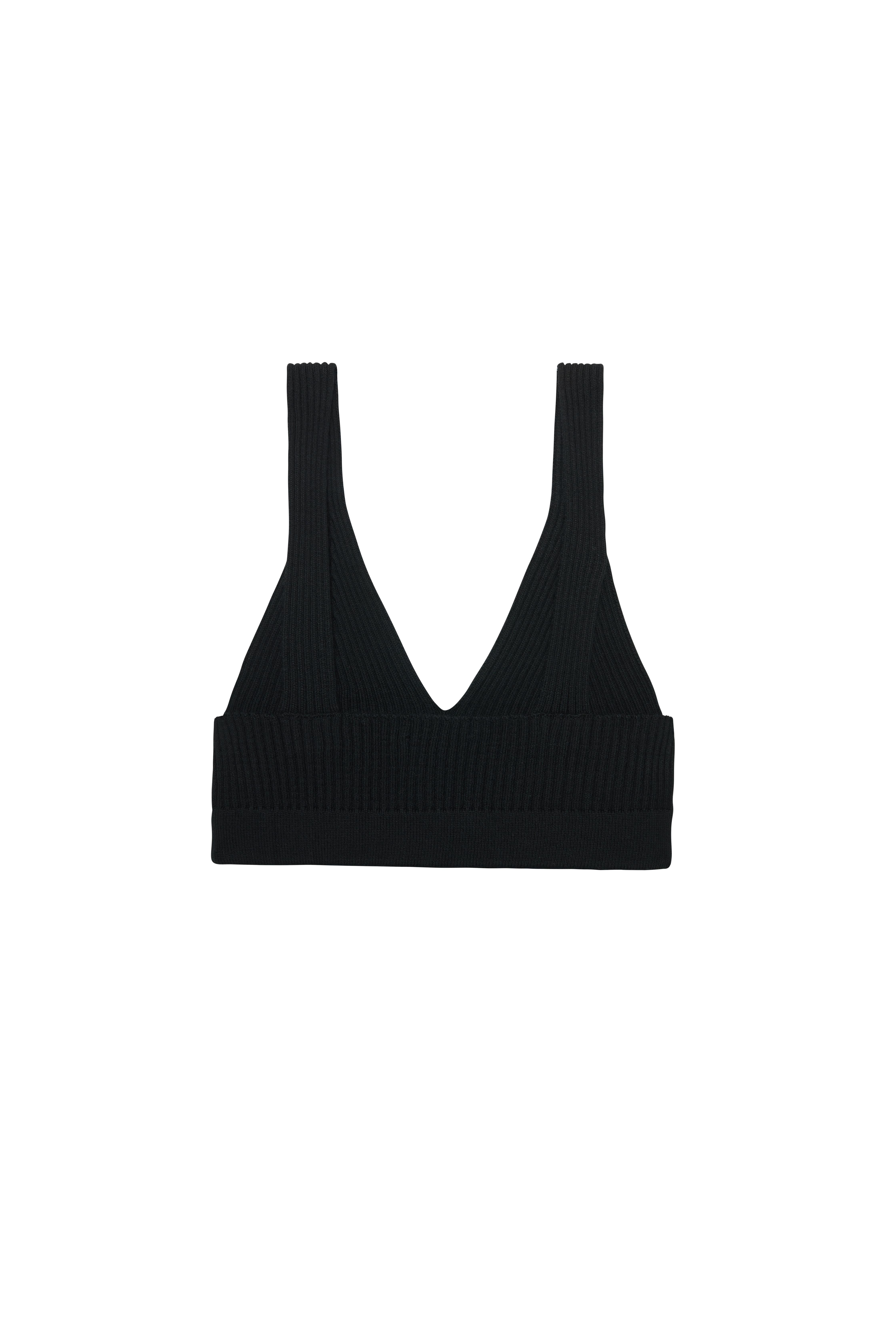 Siyah Triko Bra