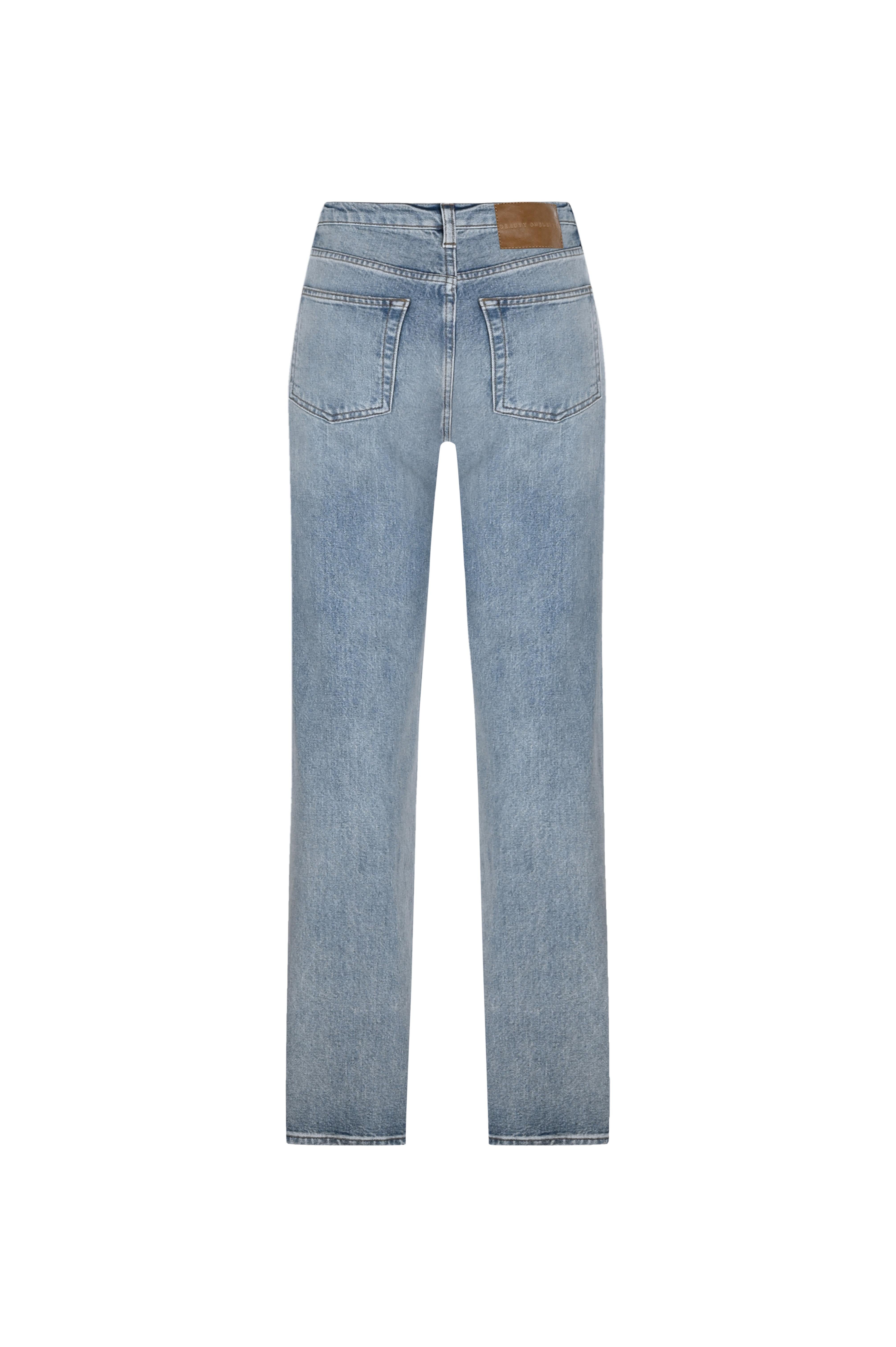Soluk Mavi Alexa Straight Fit Jean