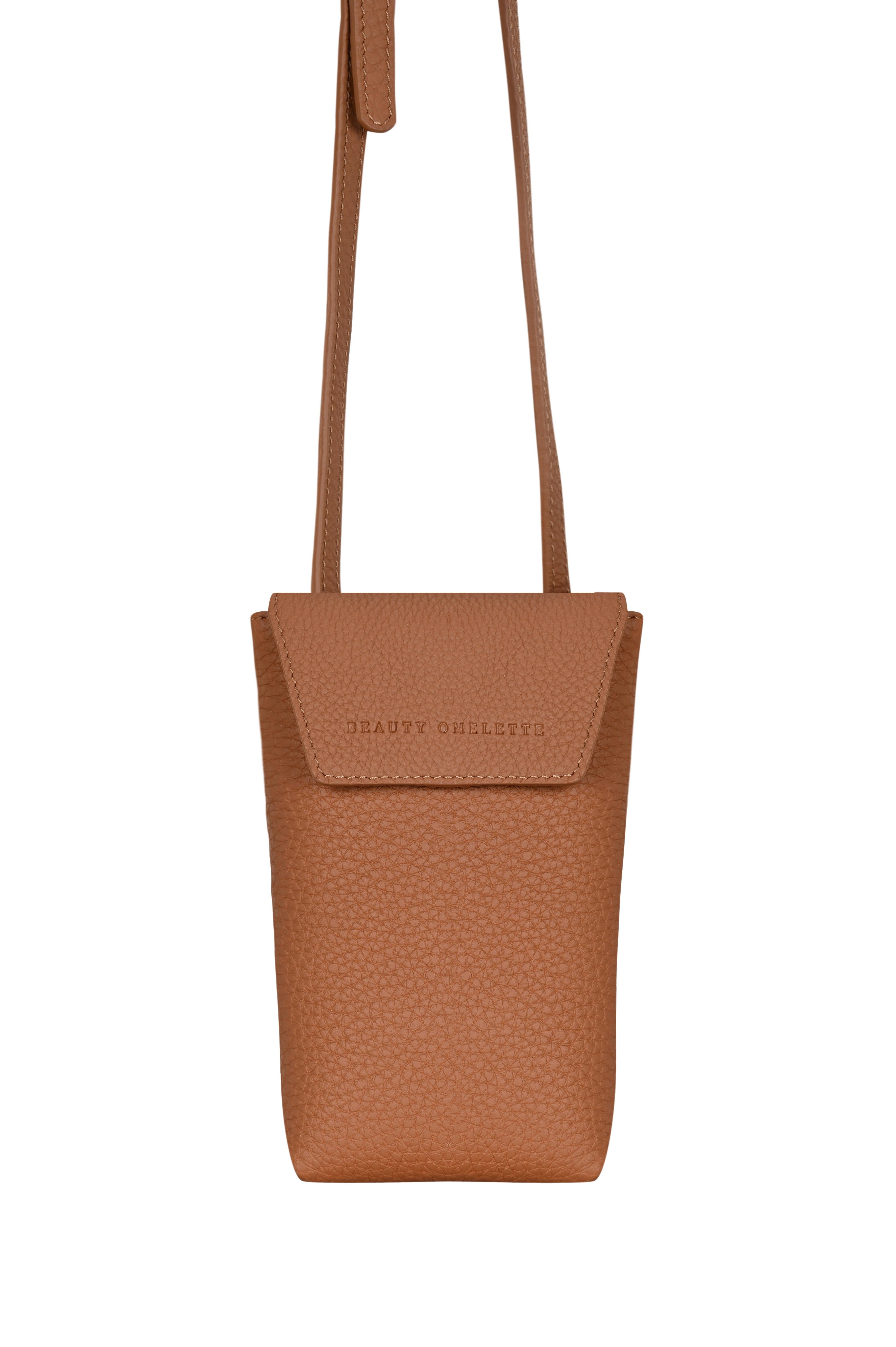 Taba Deri Mini Çapraz Askılı Çanta