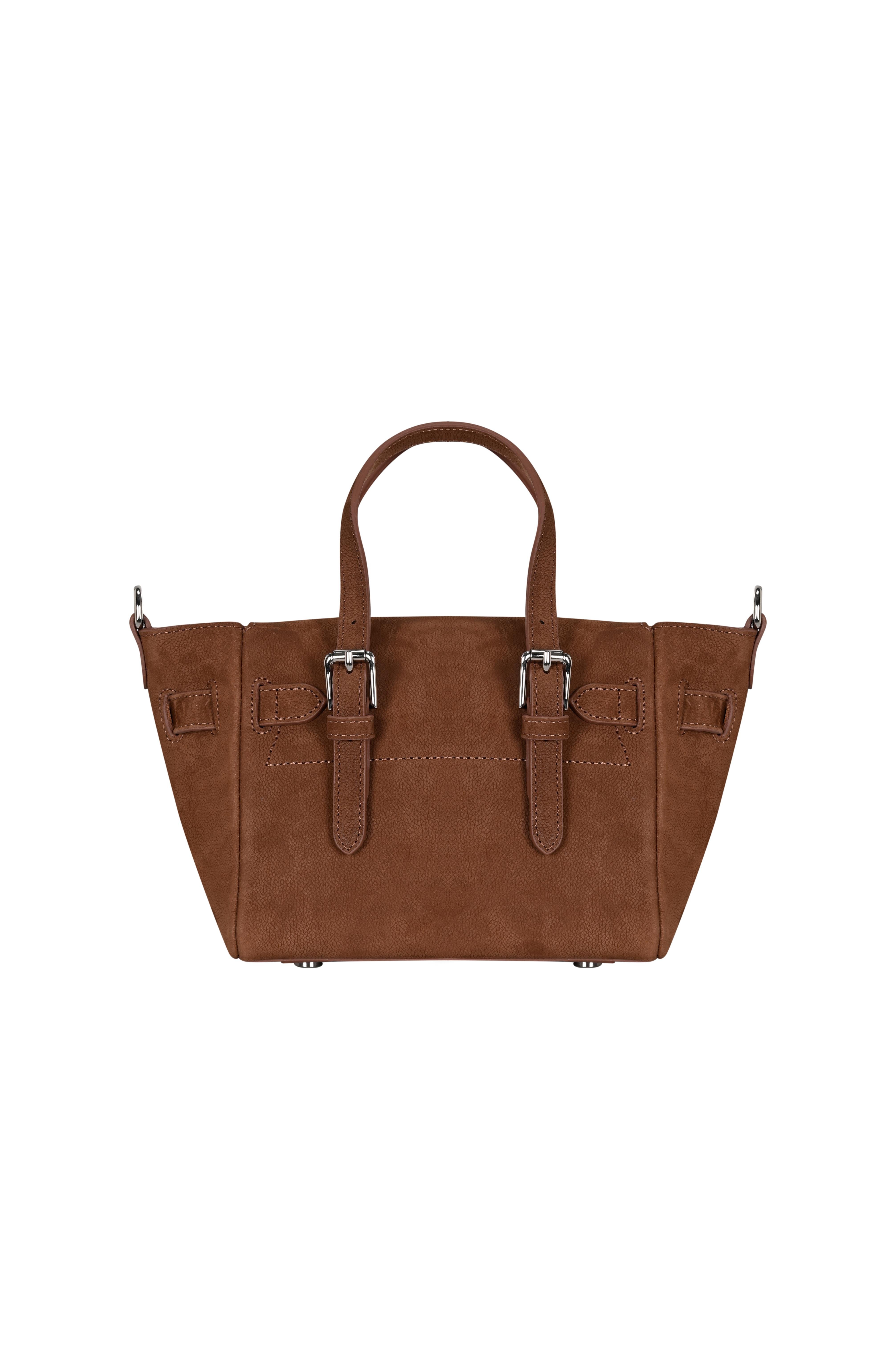 Taba Gabrielle Nubuk Petite Bag Silver