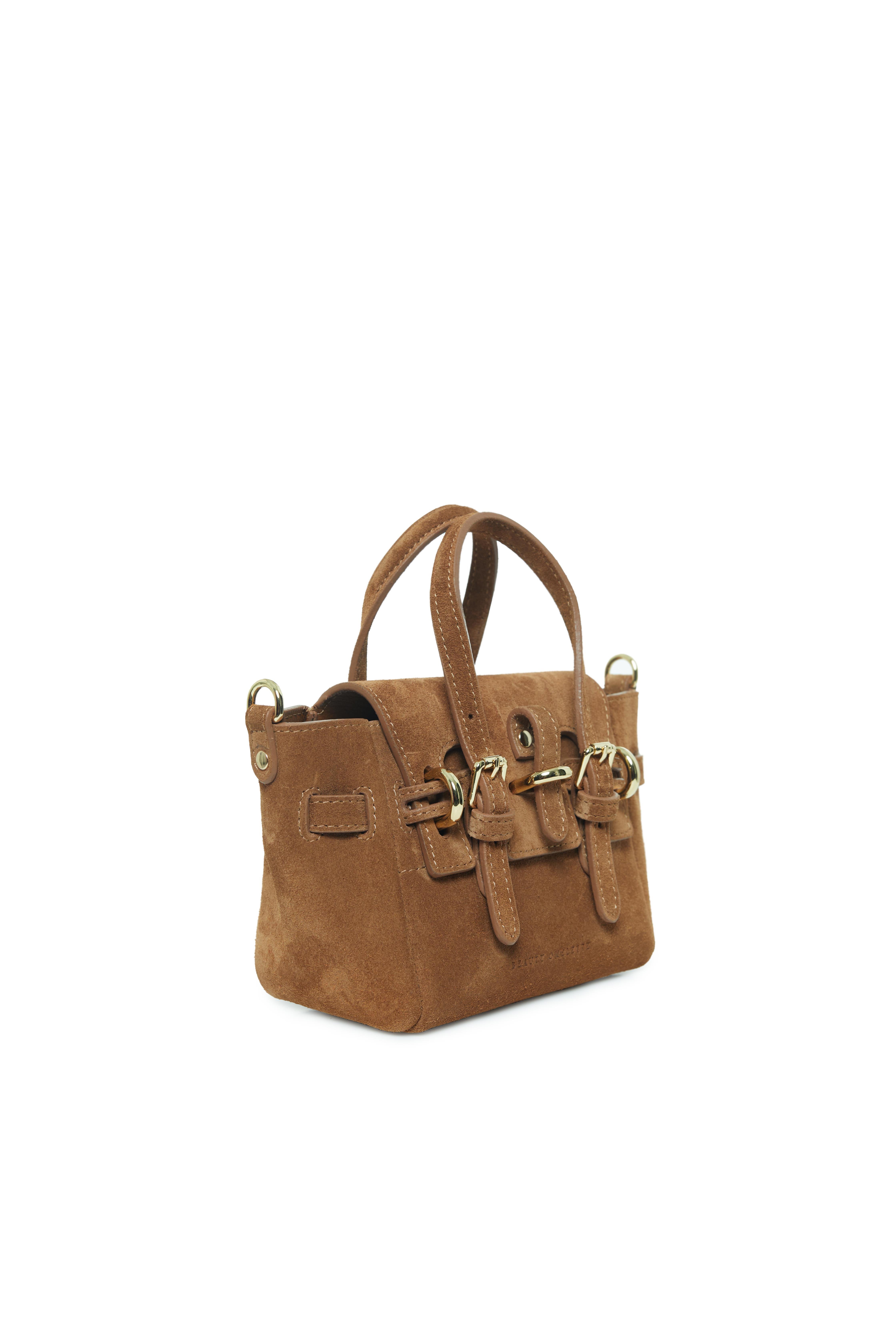 Taba Gabrielle Süet Micro Bag Gold