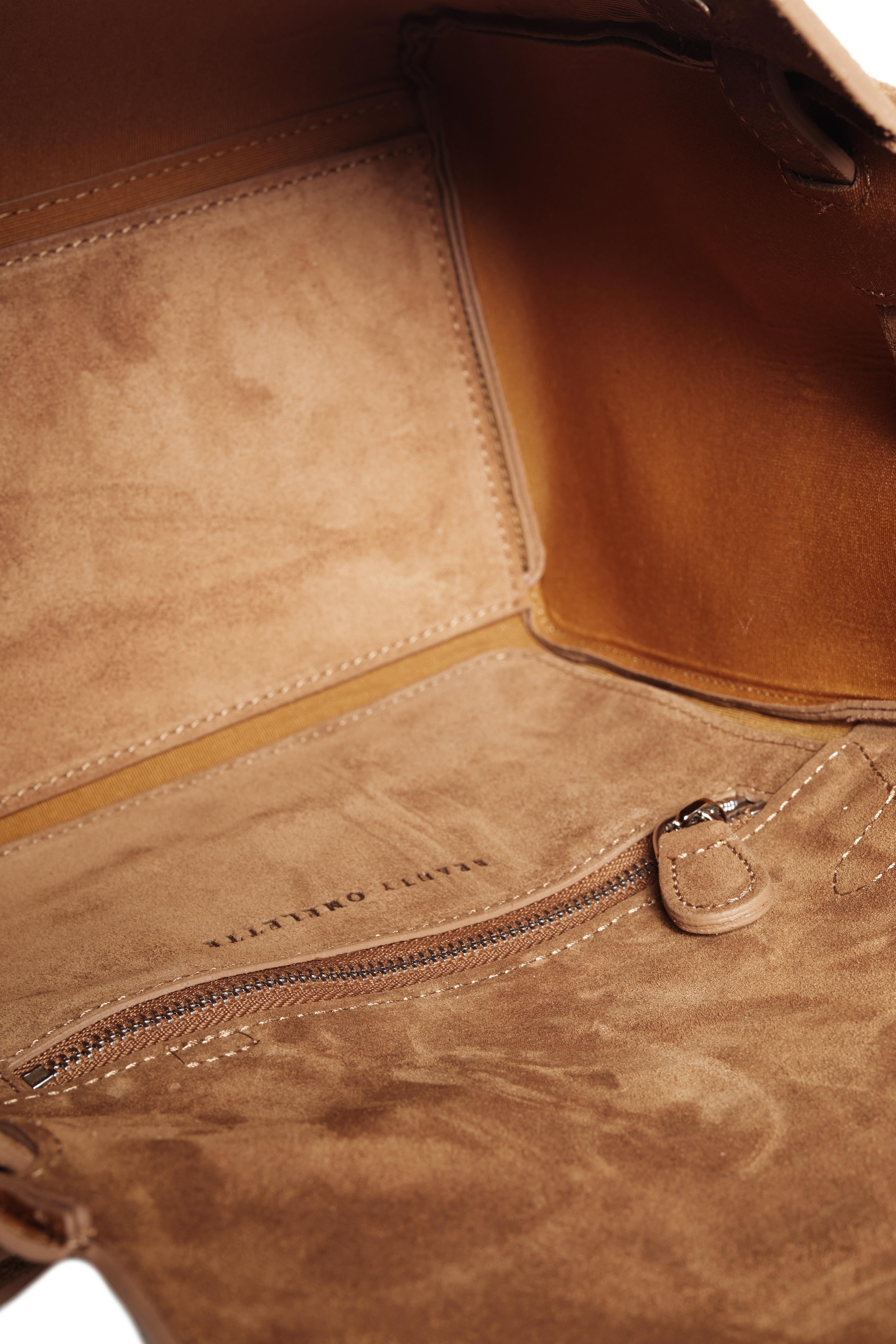 Taba Gabrielle Süet Mini Bag Silver