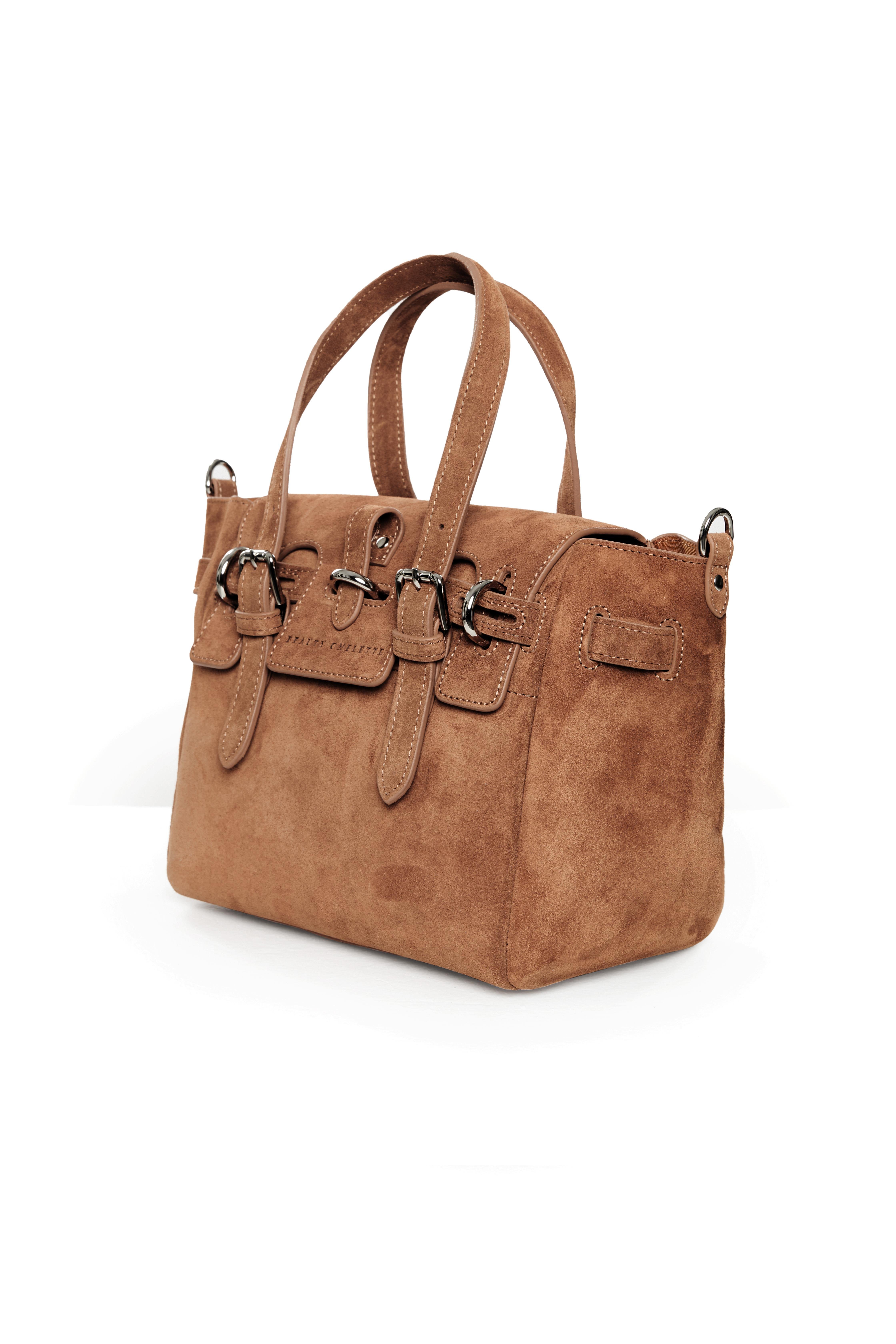 Taba Gabrielle Süet Mini Bag Silver