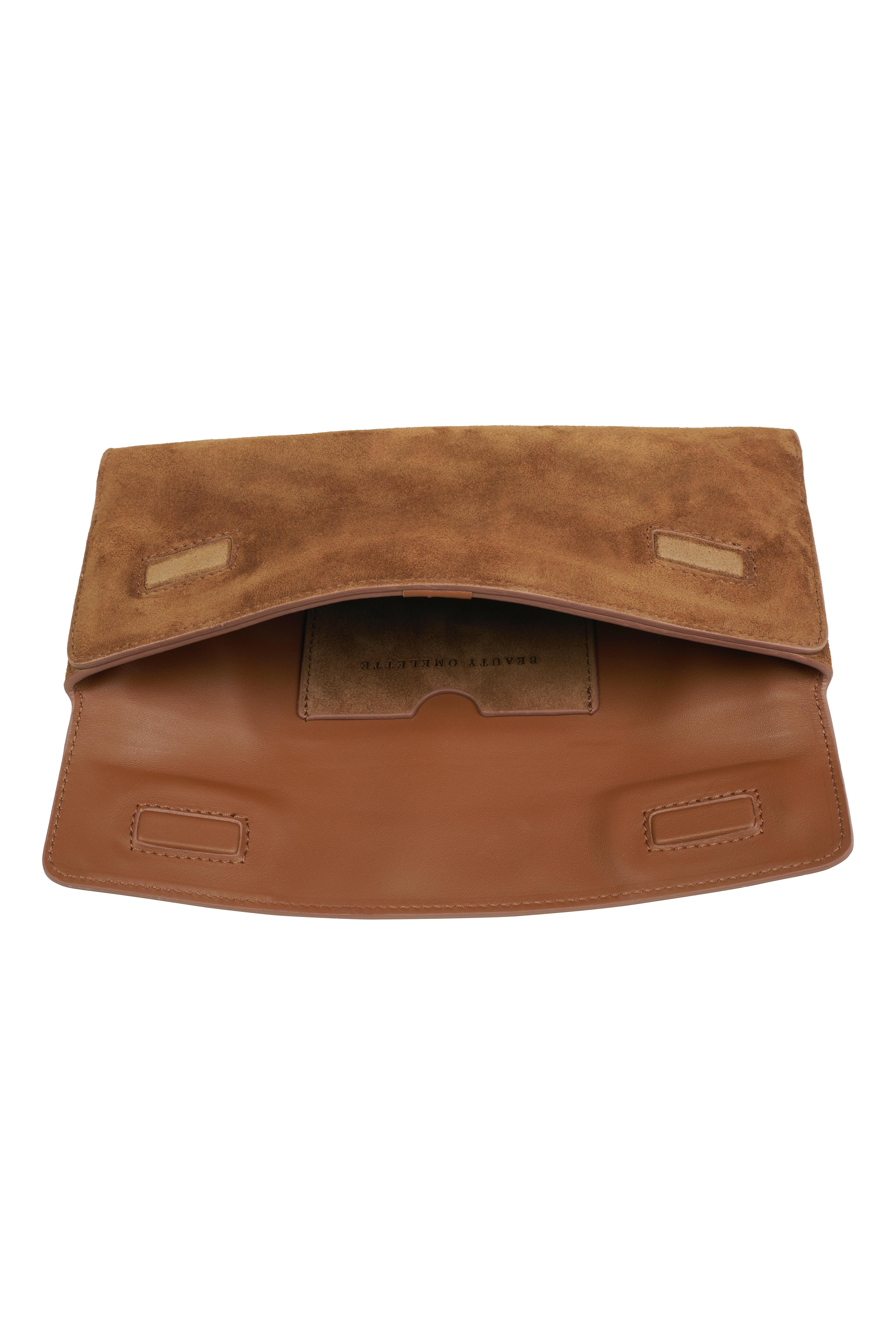 Taba Kate Süet Clutch