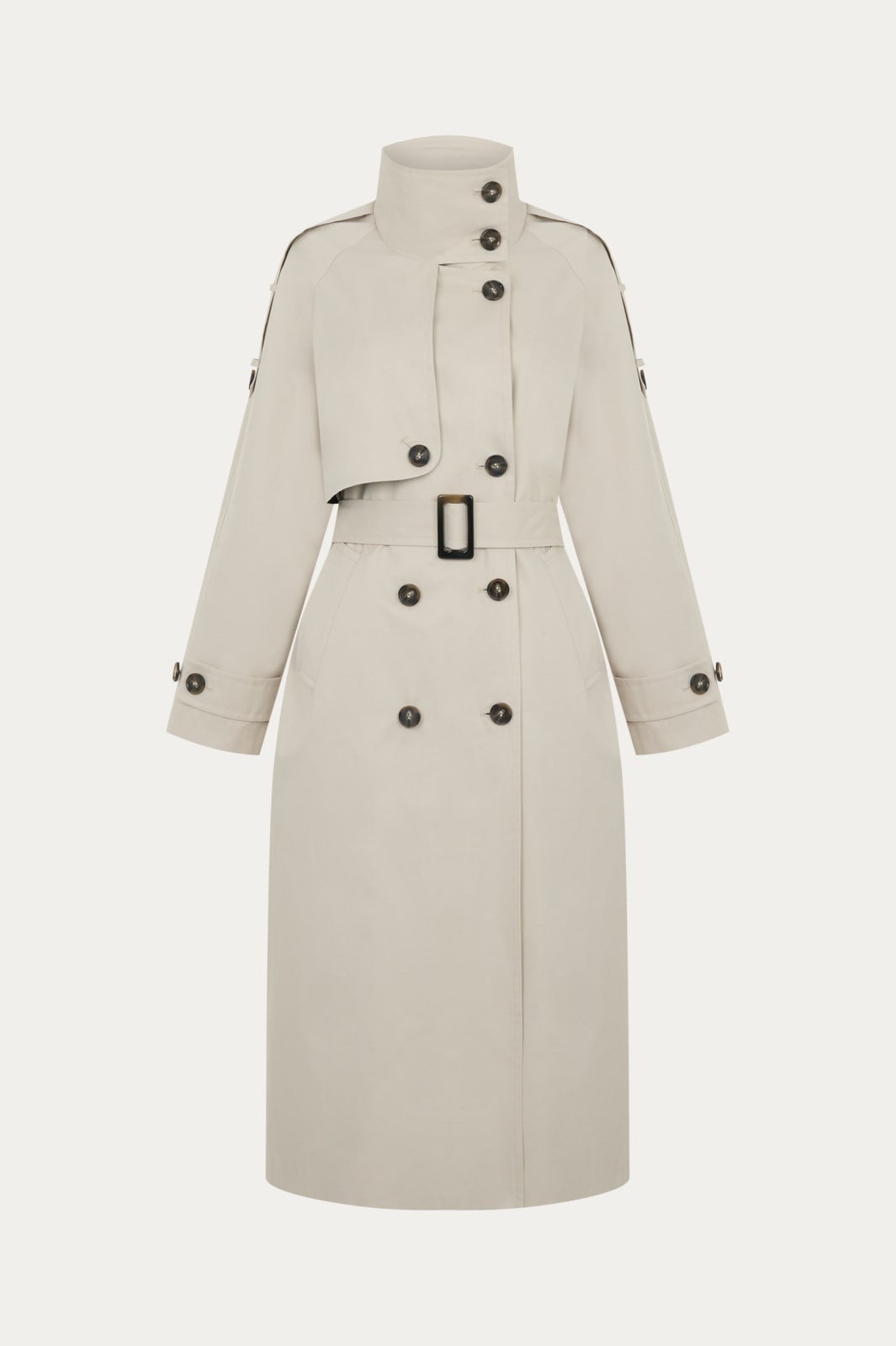Taş Dik Yaka Trenchcoat