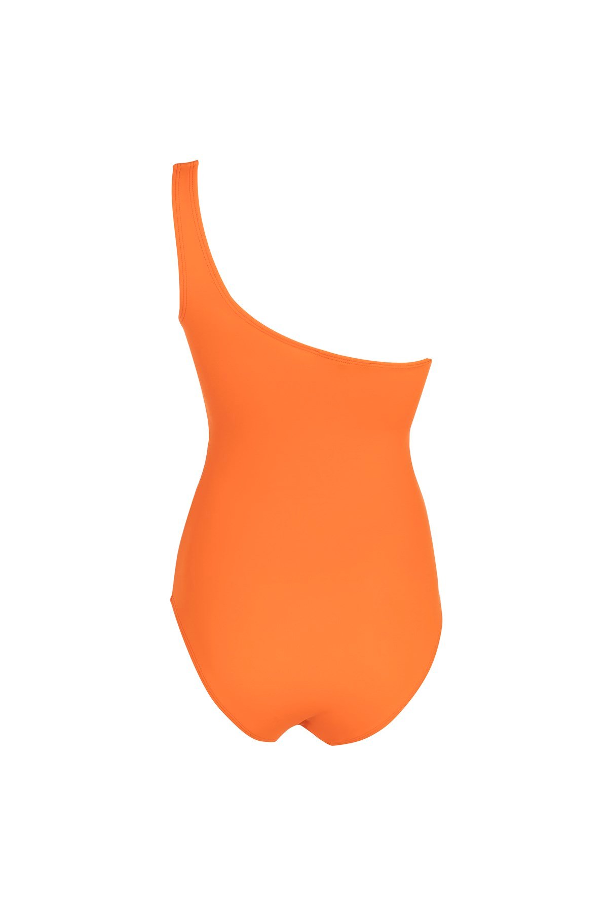 Turuncu Asimetrik Yaka Mayo