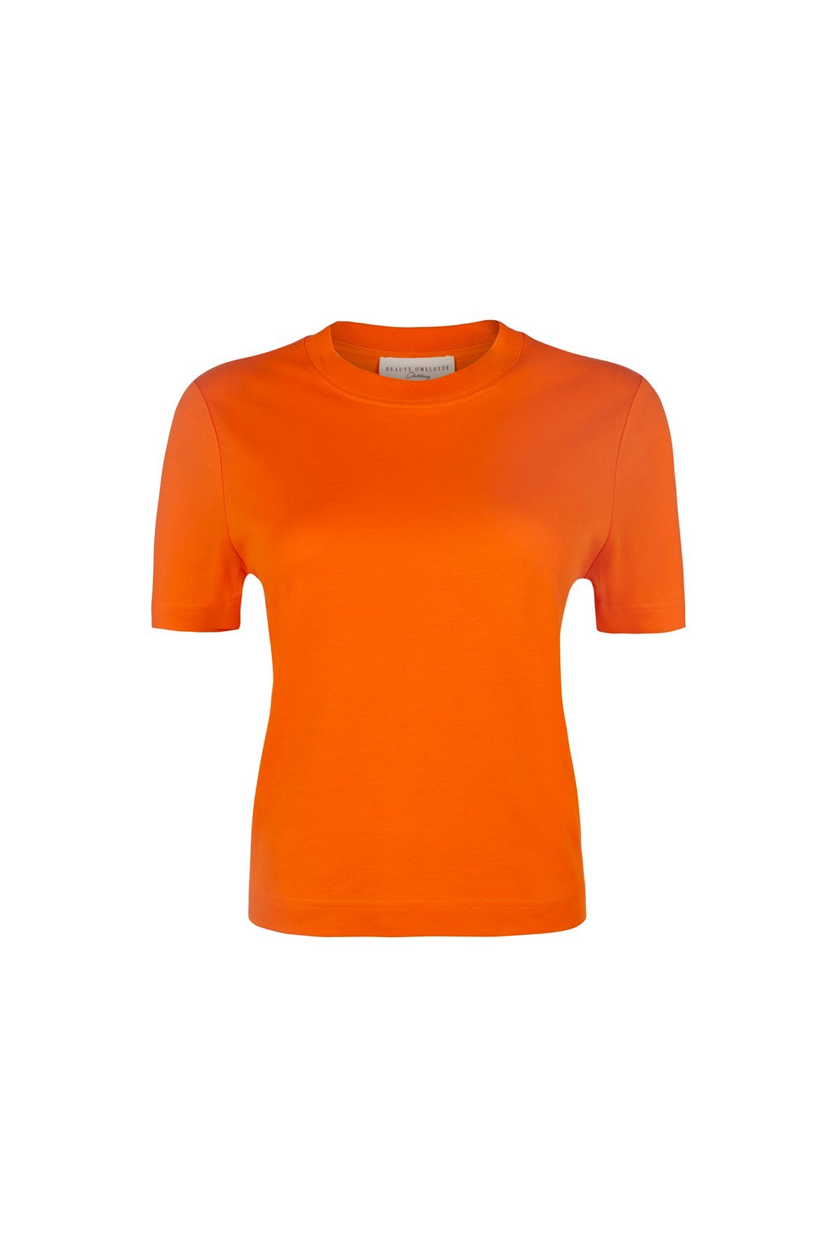 Turuncu Basic Kutu Form Tshirt