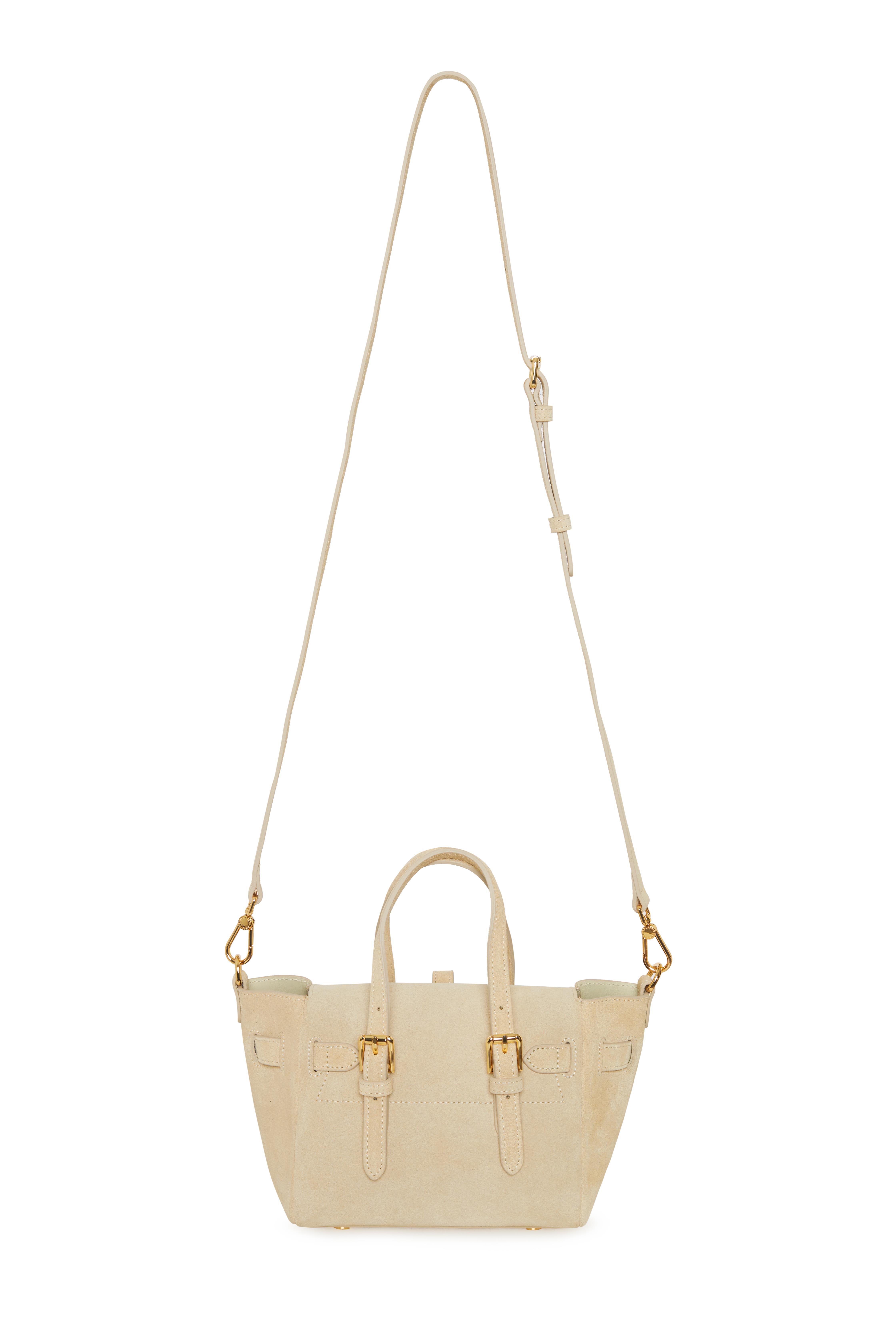 Vanilya Gabrielle Süet Petite Bag Gold