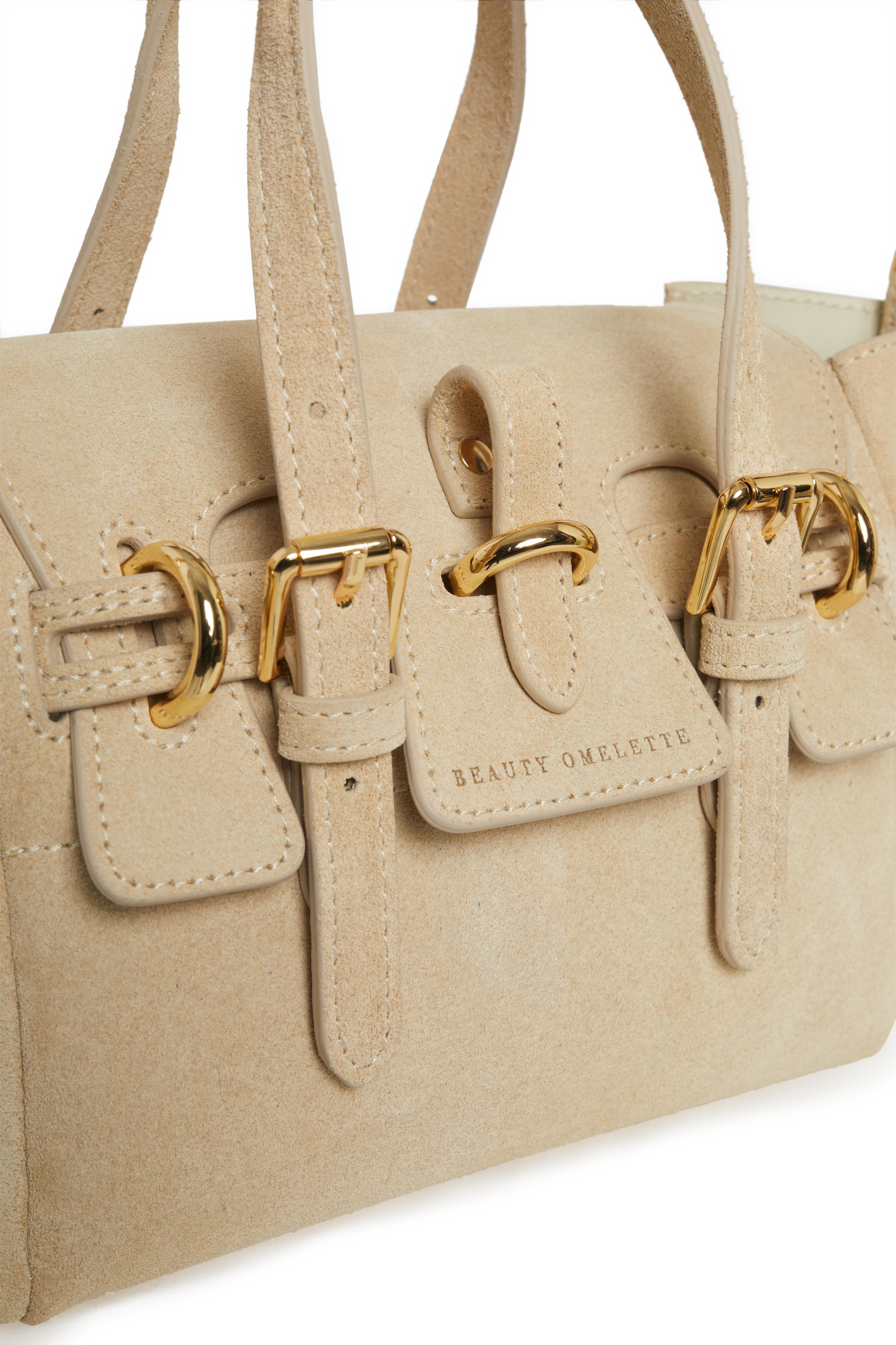 Vanilya Gabrielle Süet Petite Bag Gold
