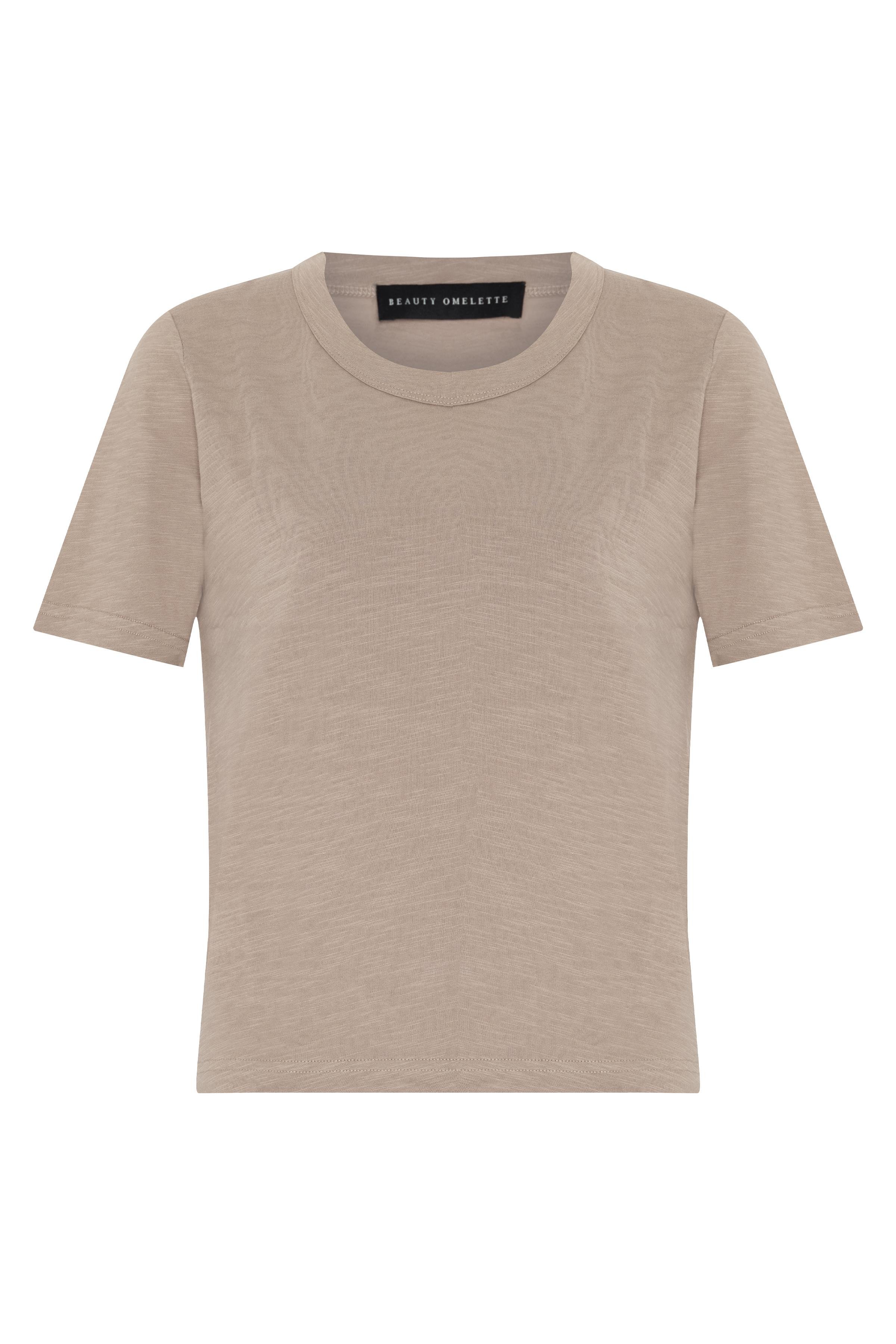 Vizon Bisiklet Yaka Flamlı Kısa Kol Tshirt