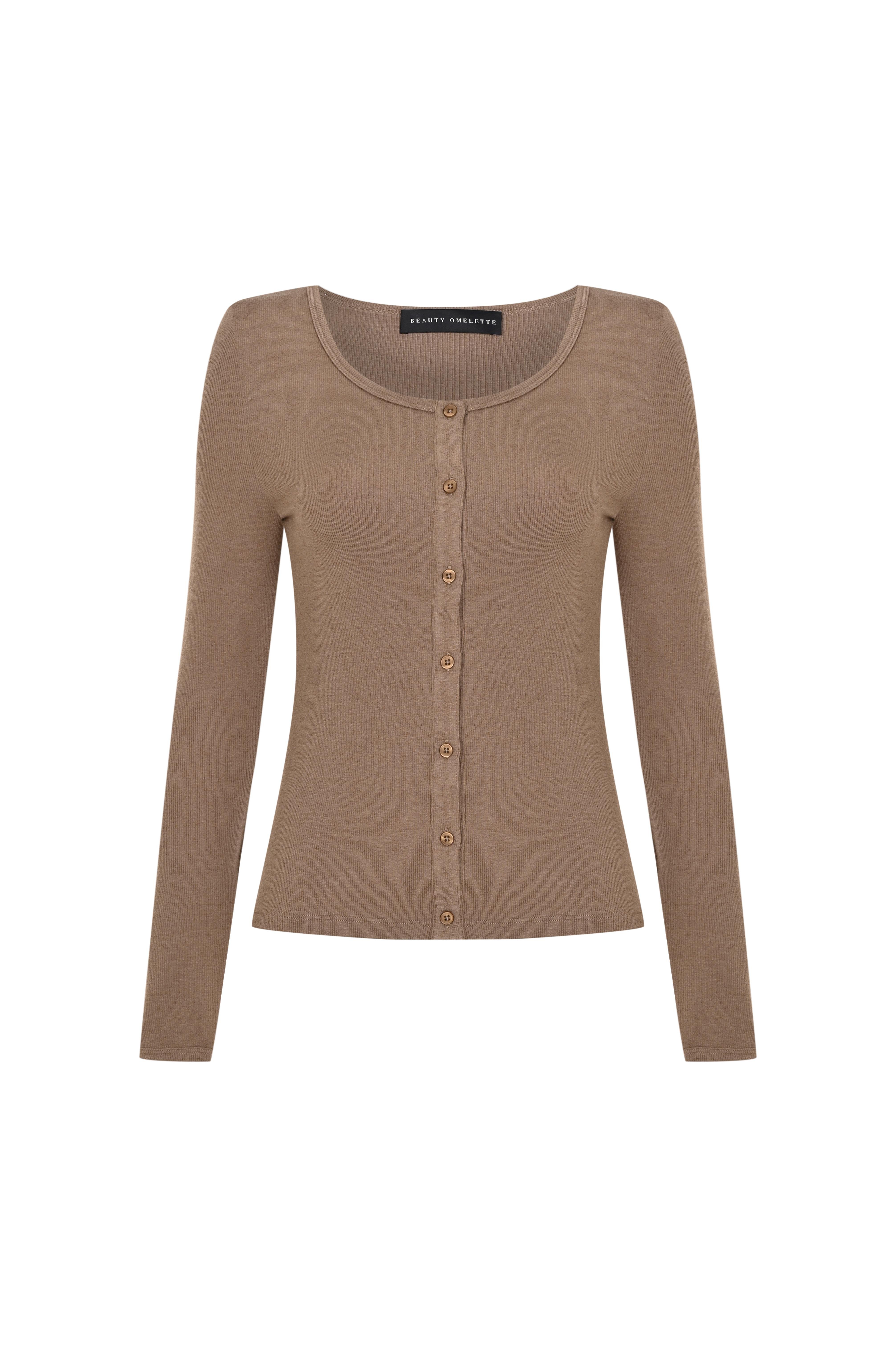 Vizon Ribli Kaşmir Dökümlü Hırka