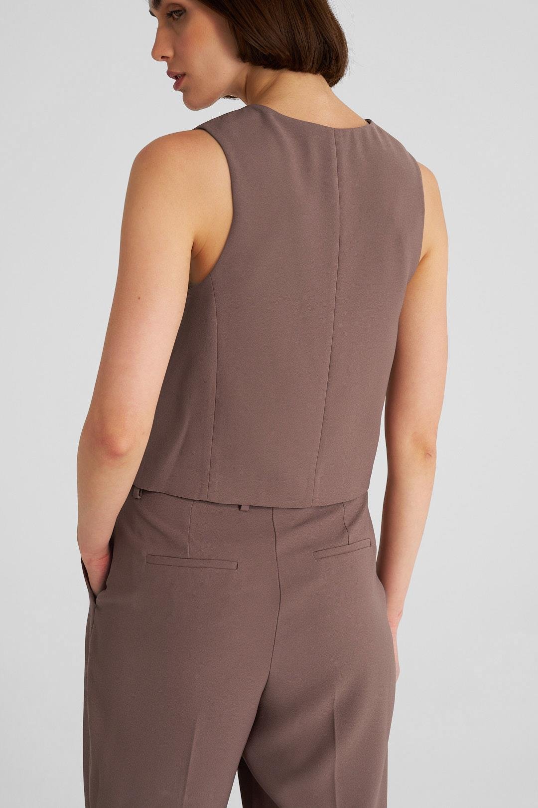 Vizon V Yaka Krep Yelek