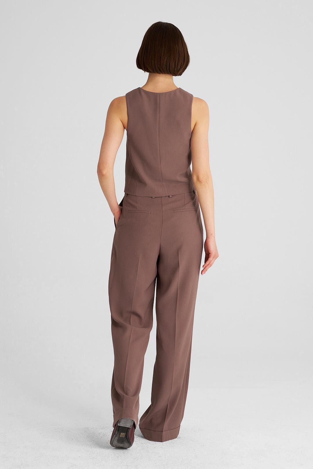 Vizon V Yaka Krep Yelek