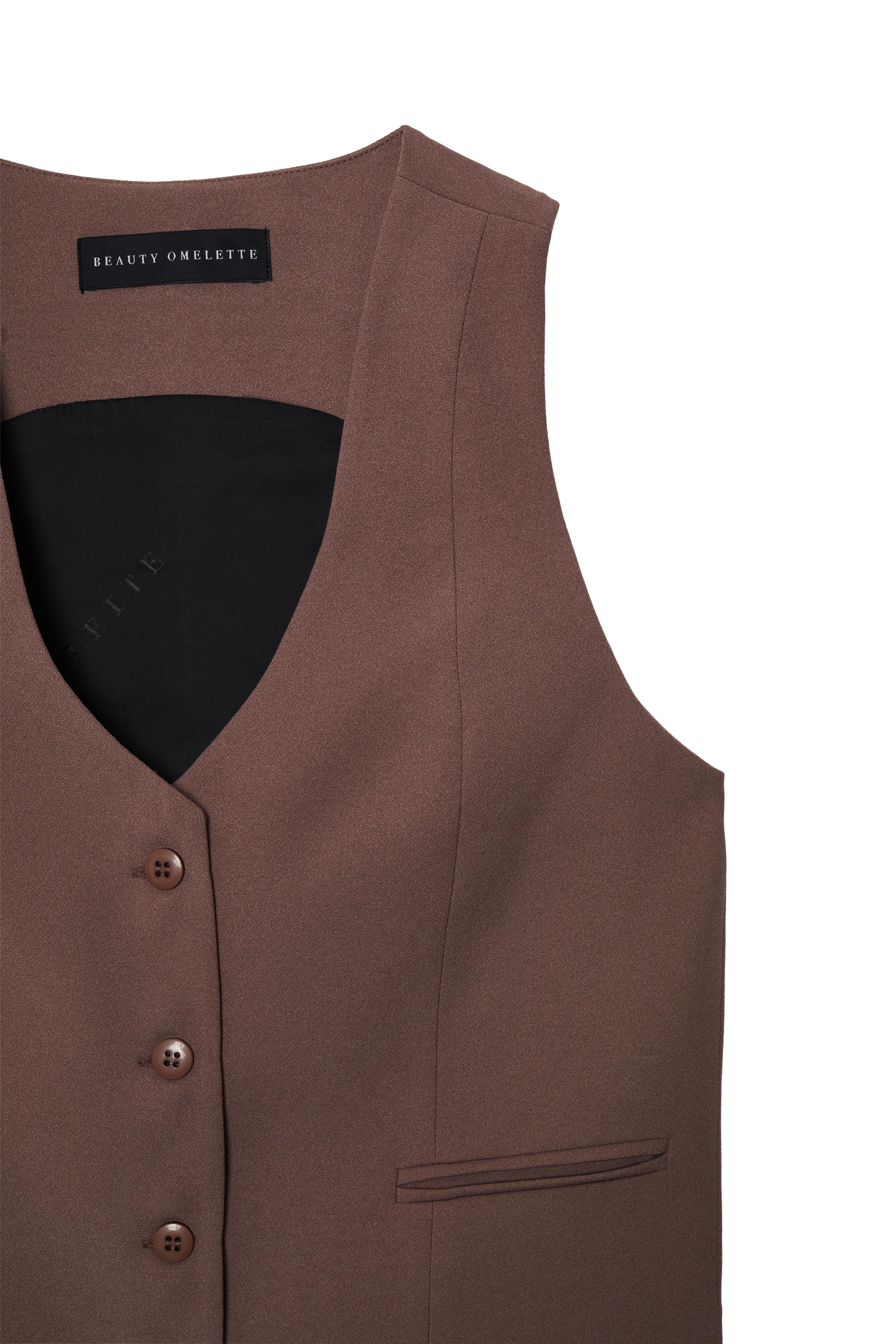 Vizon V Yaka Krep Yelek