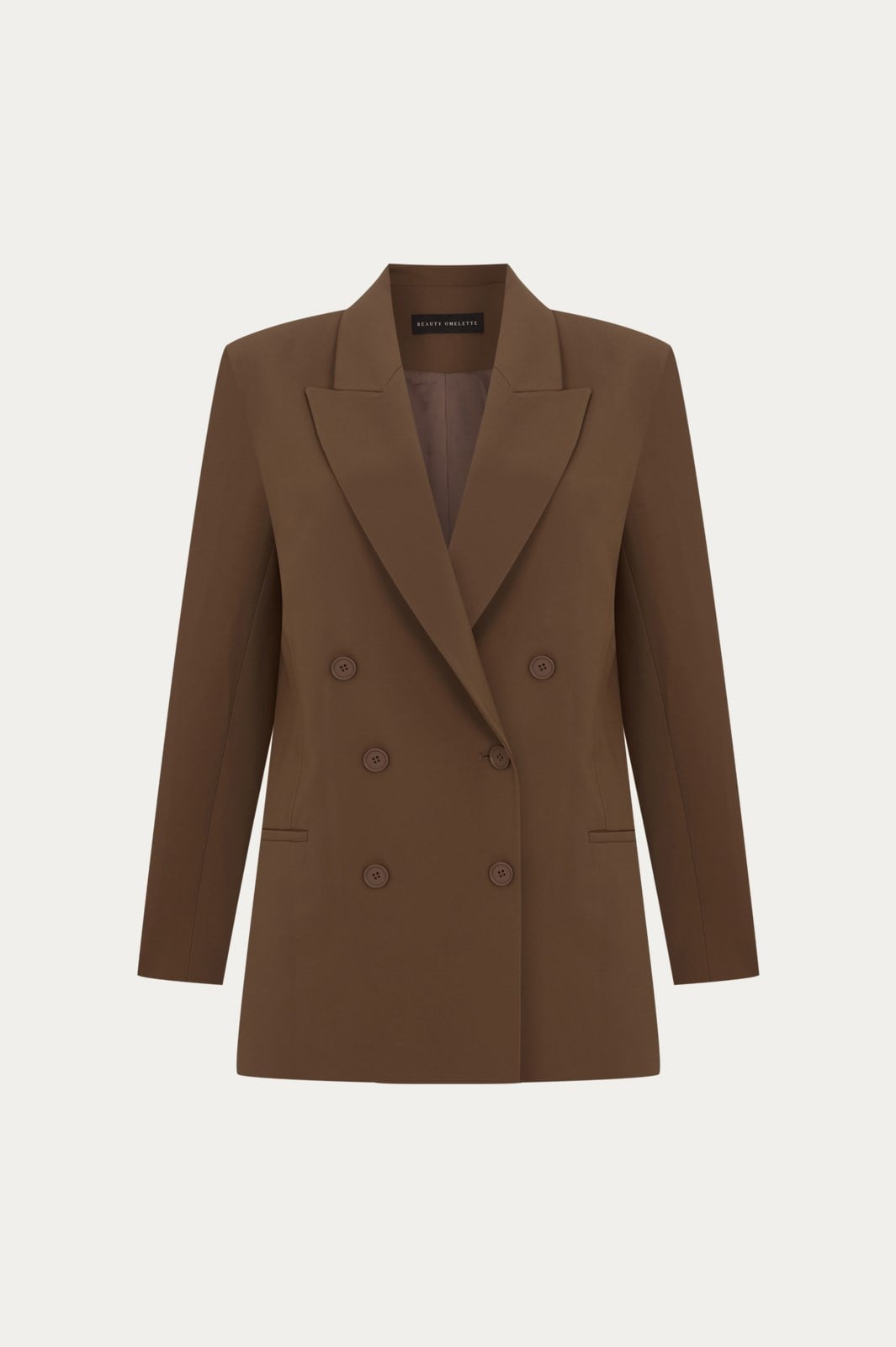 Vizon Vatkalı Kruvaze Blazer