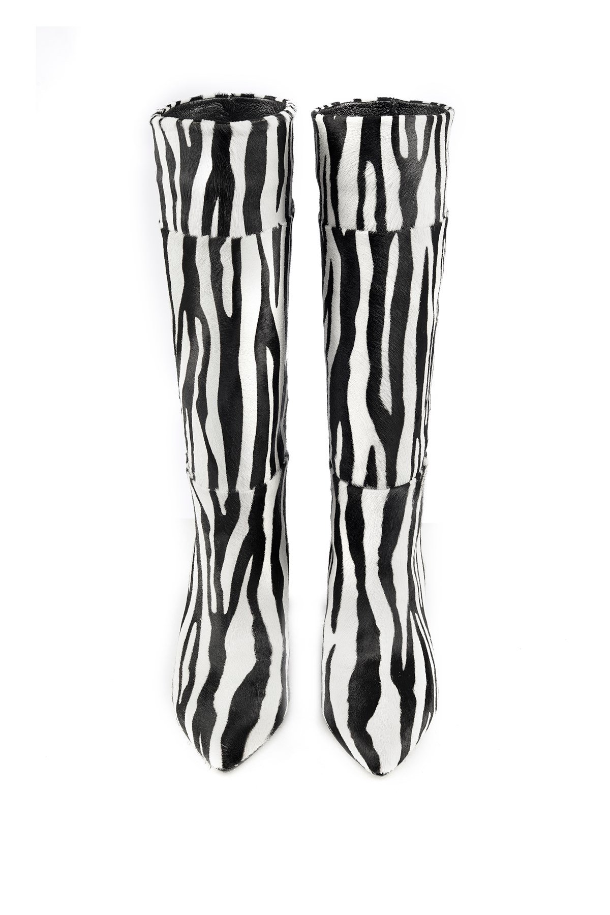 Zebra Kitten Heel Çizme
