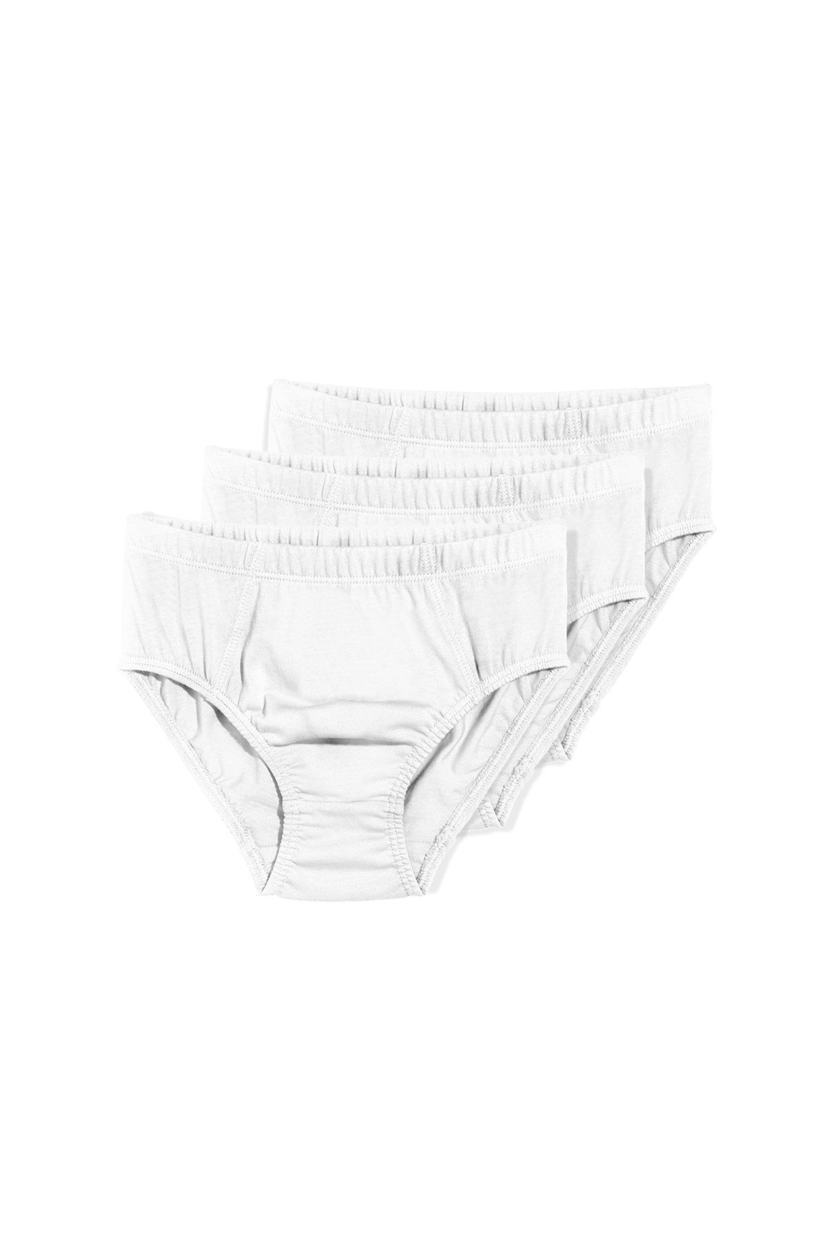 3 'lü Erkek Çocuk Pamuklu Slip Külot