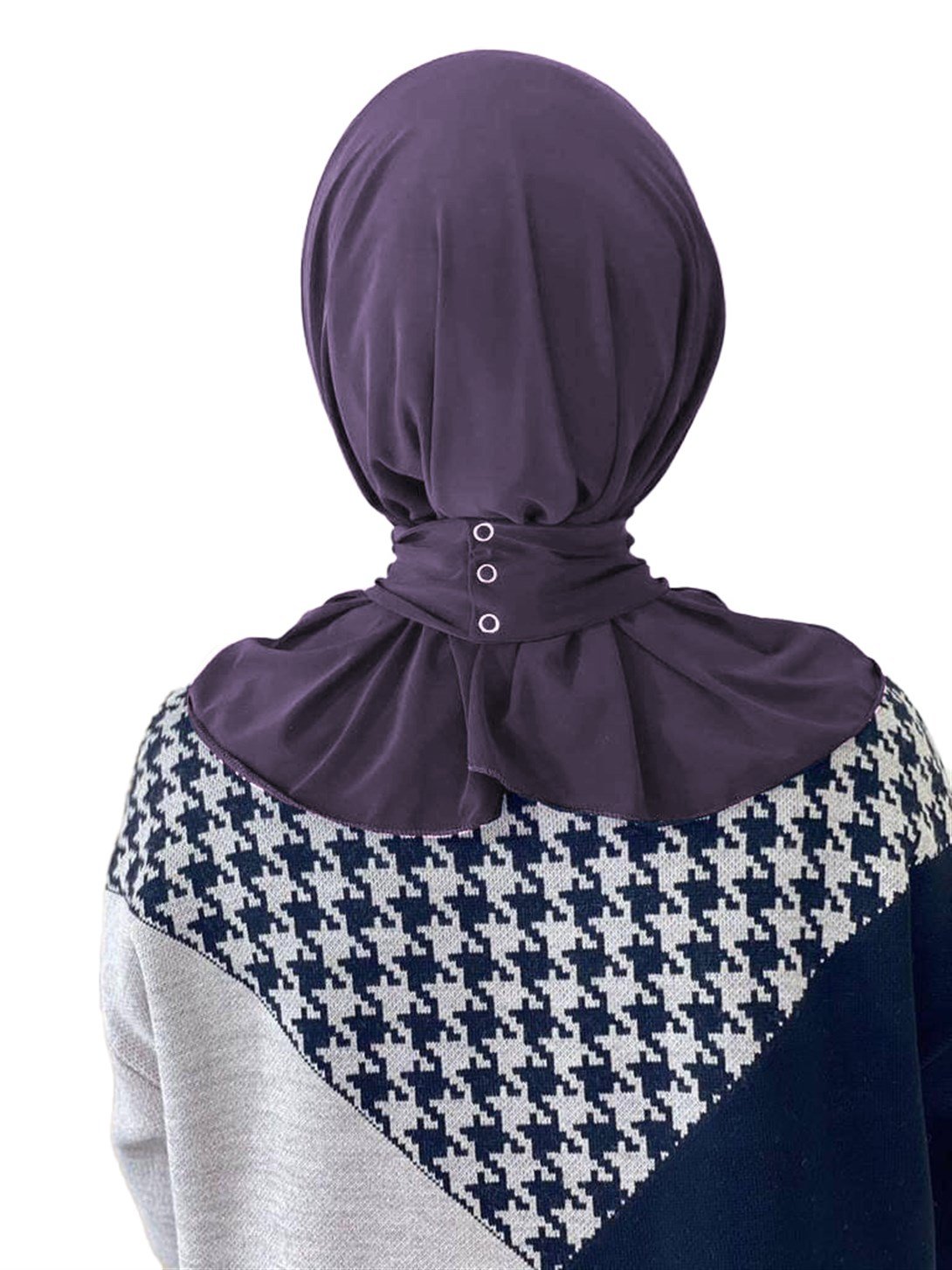 Çıtçıtlı Bayan Bone Şal