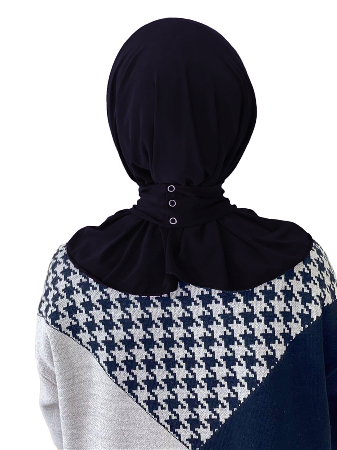 Çıtçıtlı Bayan Bone Şal