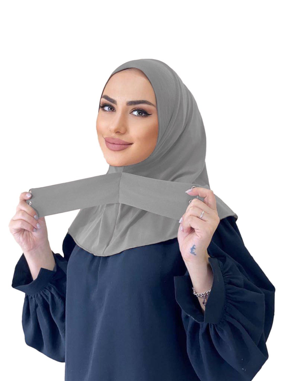 Çıtçıtlı Bayan Bone Şal