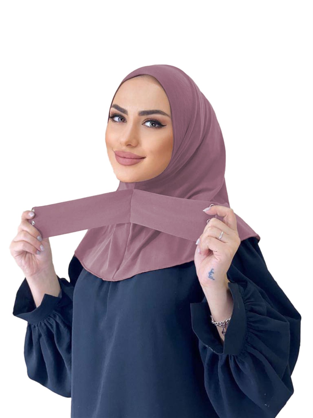 Çıtçıtlı Bayan Bone Şal