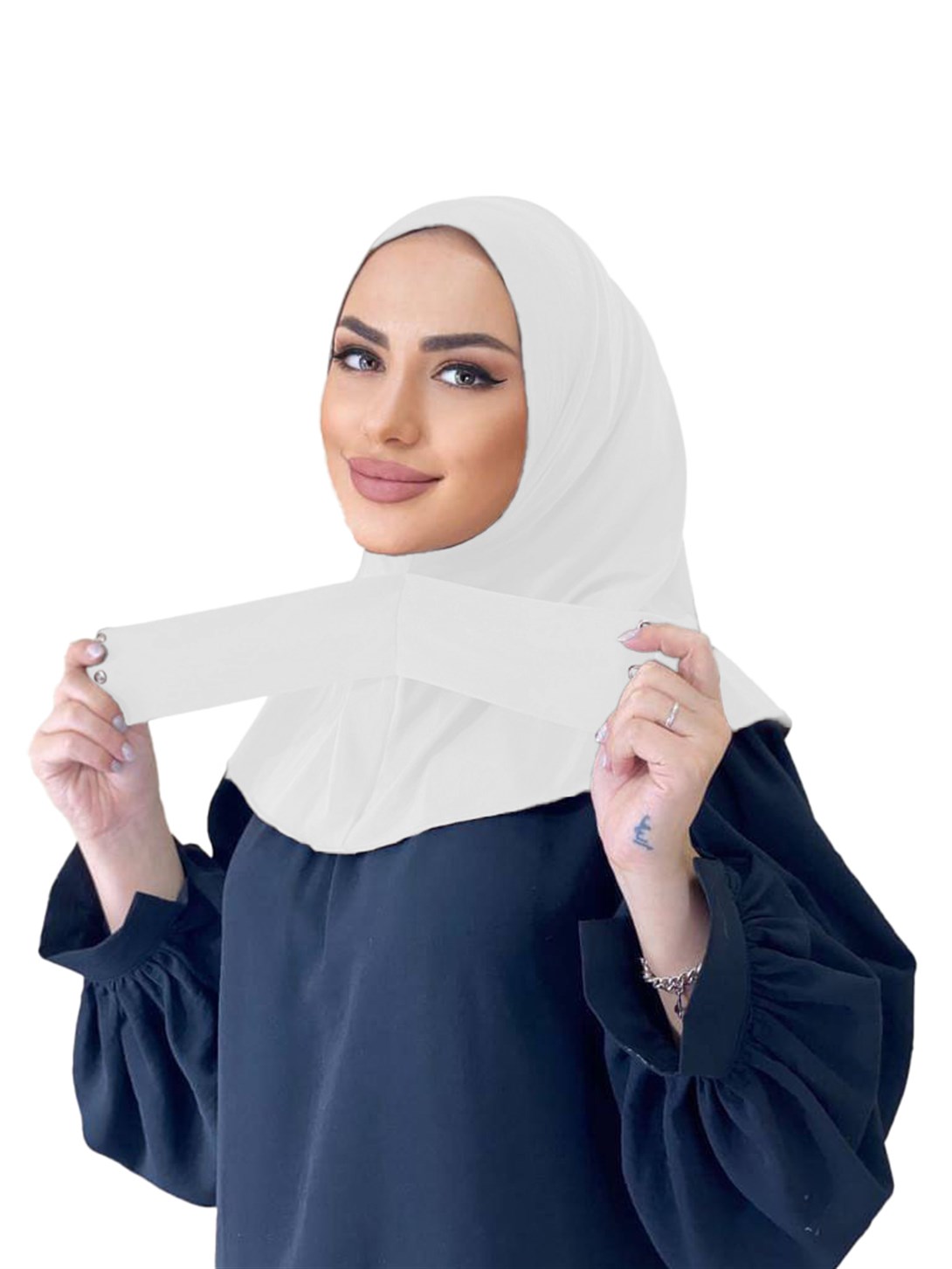 Çıtçıtlı Bayan Bone Şal