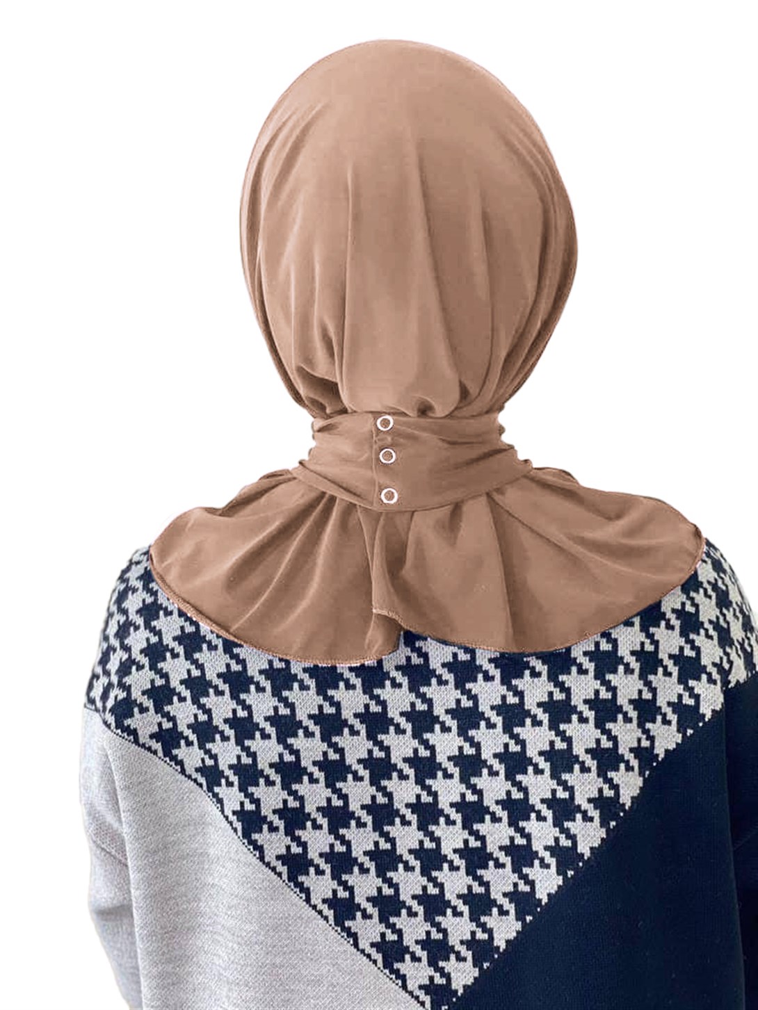 Çıtçıtlı Bayan Bone Şal