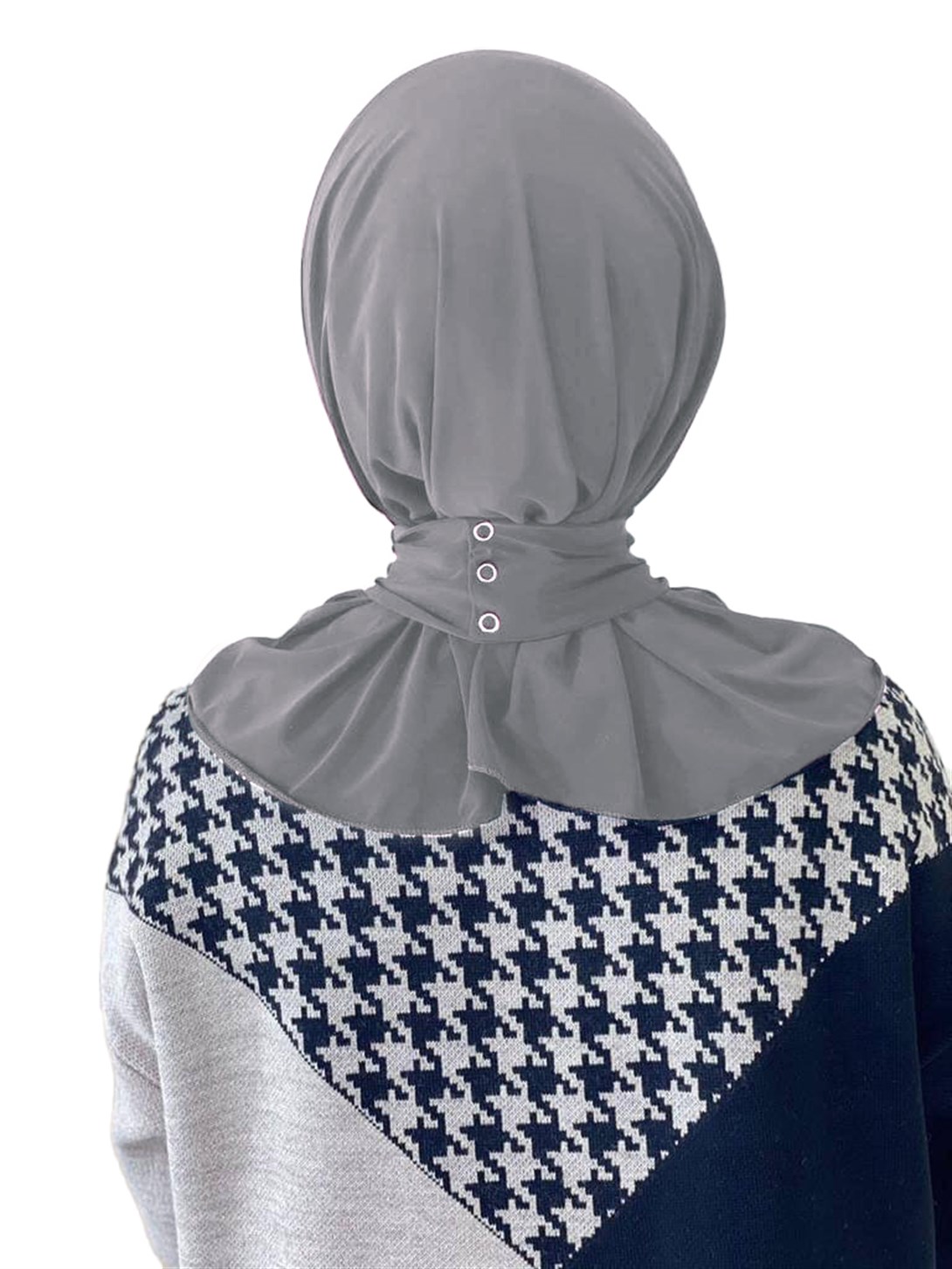 Çıtçıtlı Bayan Bone Şal